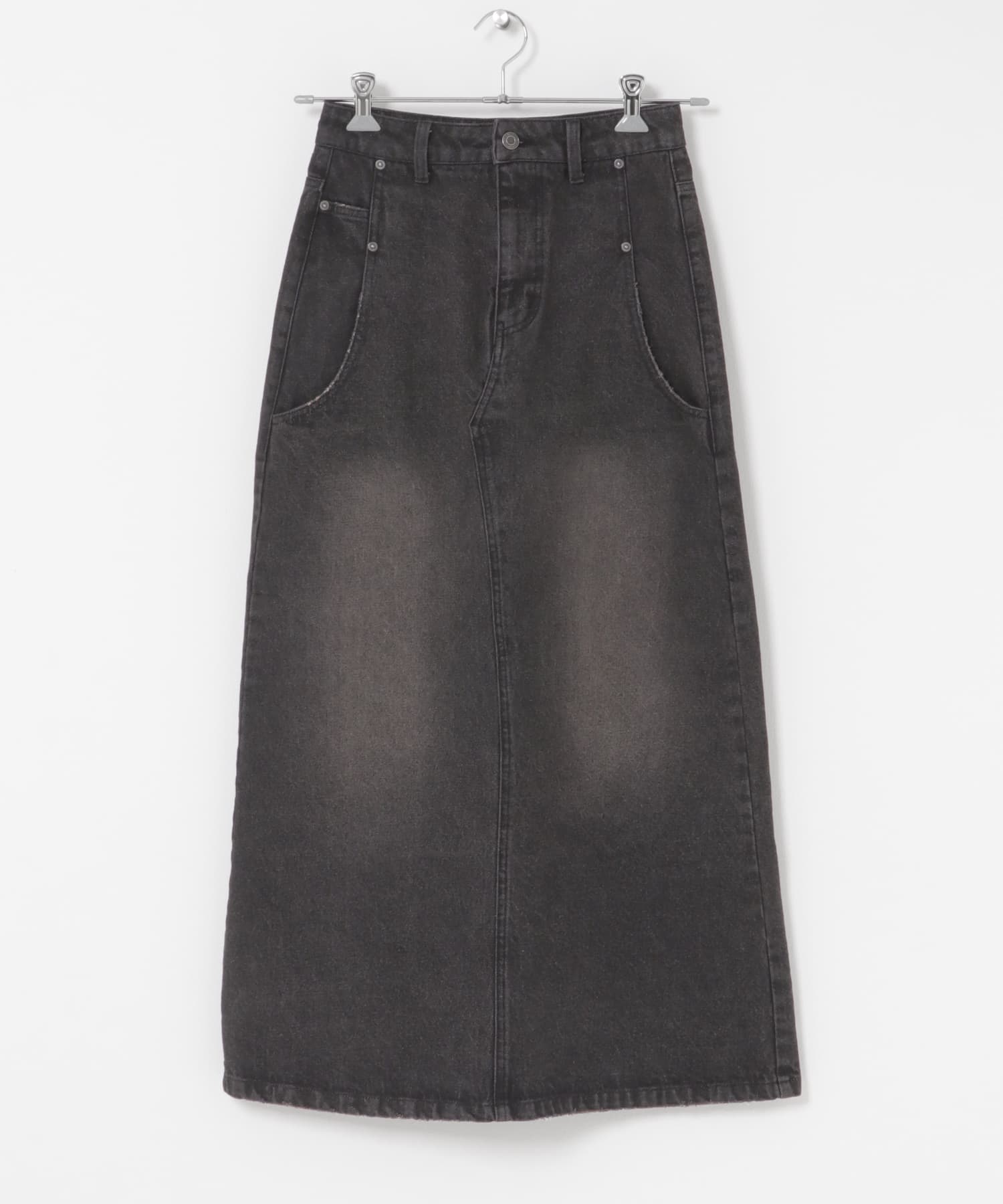 セミフレアデニムスカート