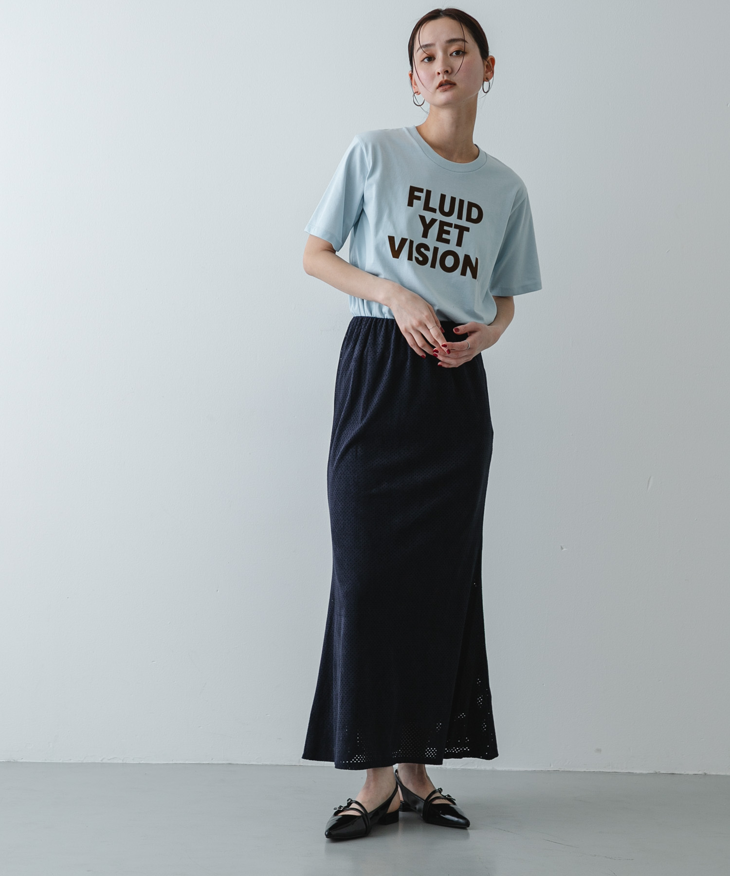 FSパンチングナロースカート