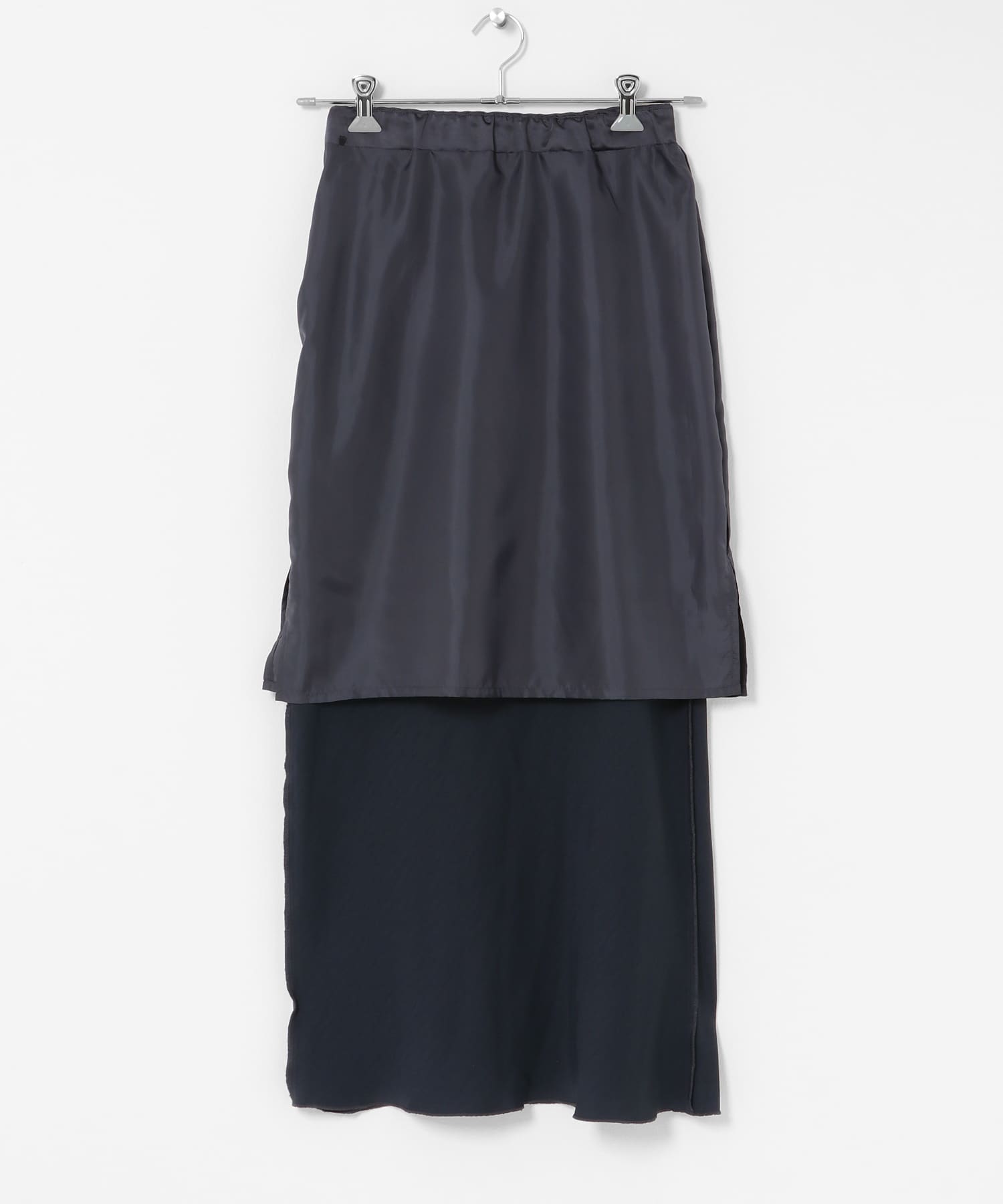 サテンアイラインスカート CHARCOAL S