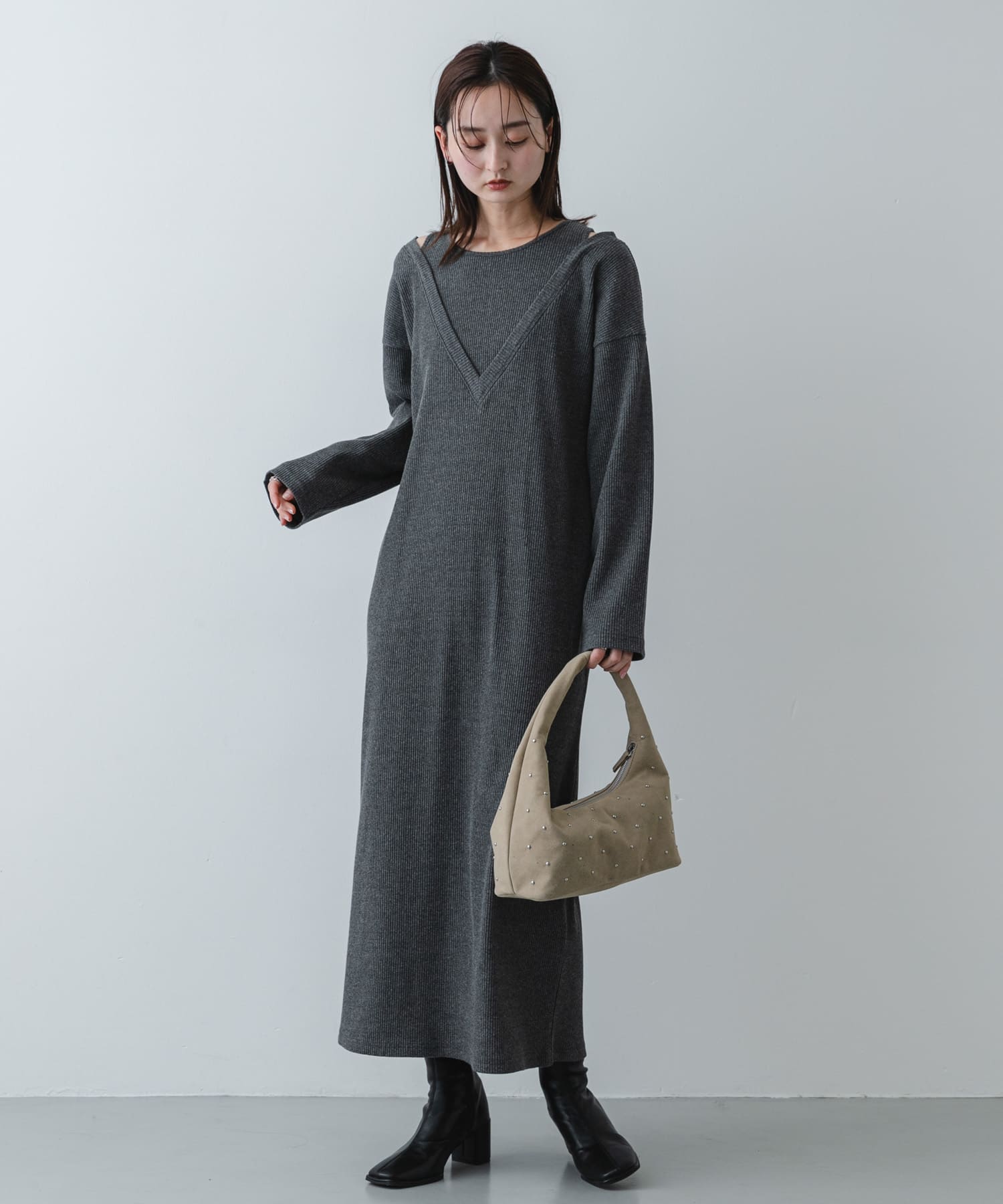 身長：169cm サイズ：one