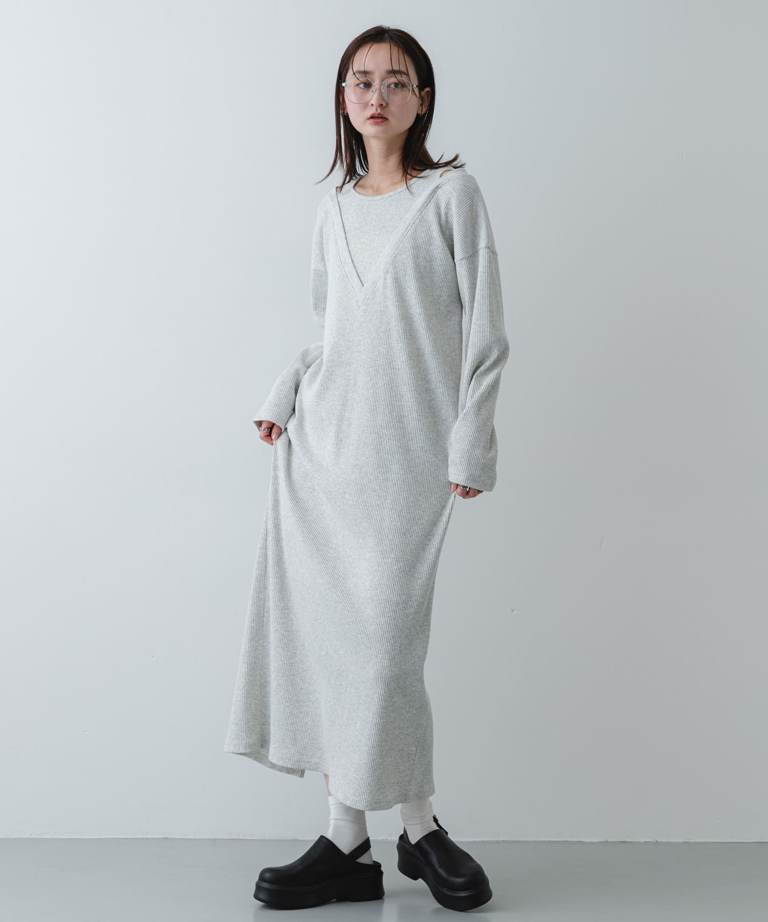 身長：169cm サイズ：one