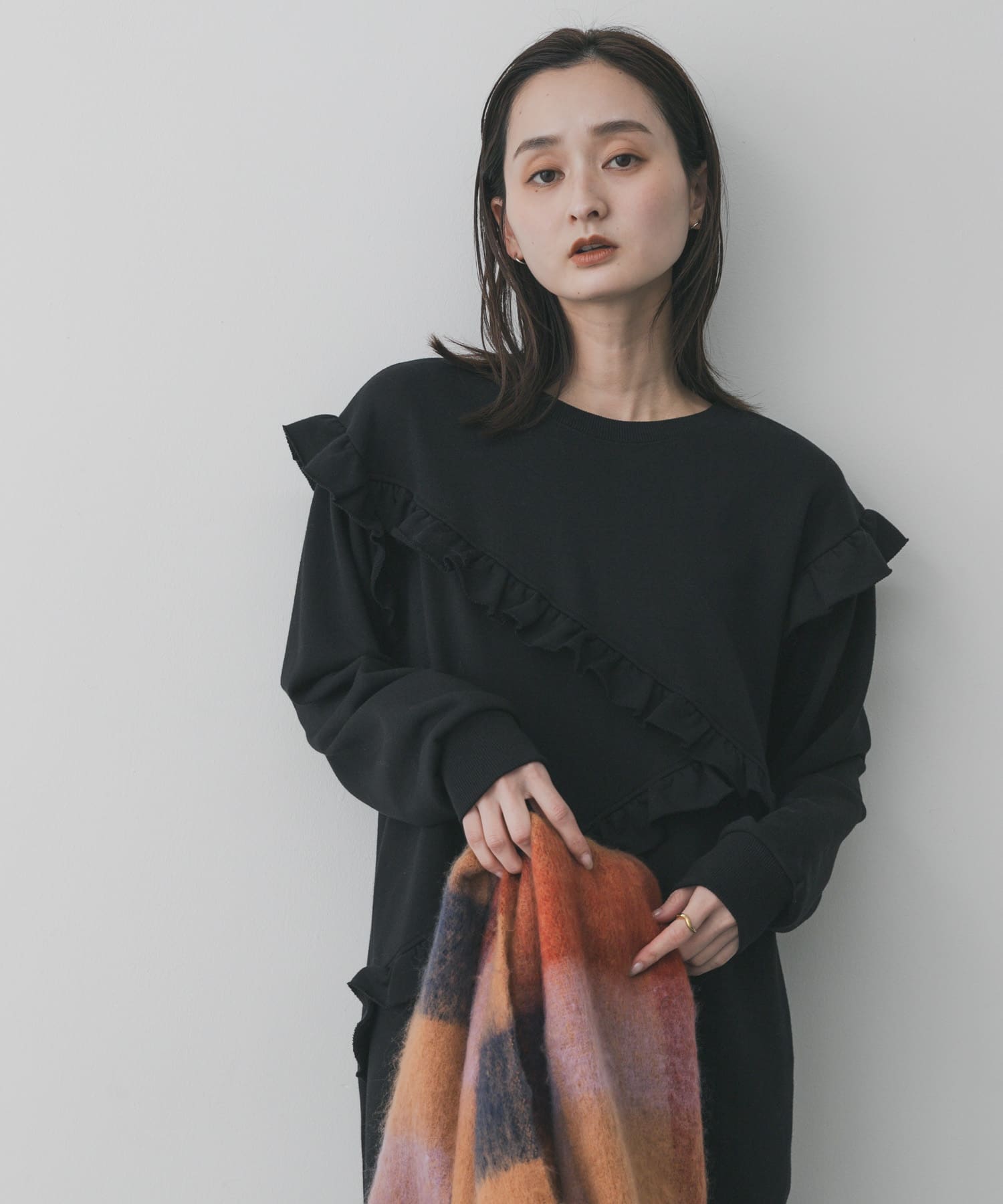 身長：169cm サイズ：one