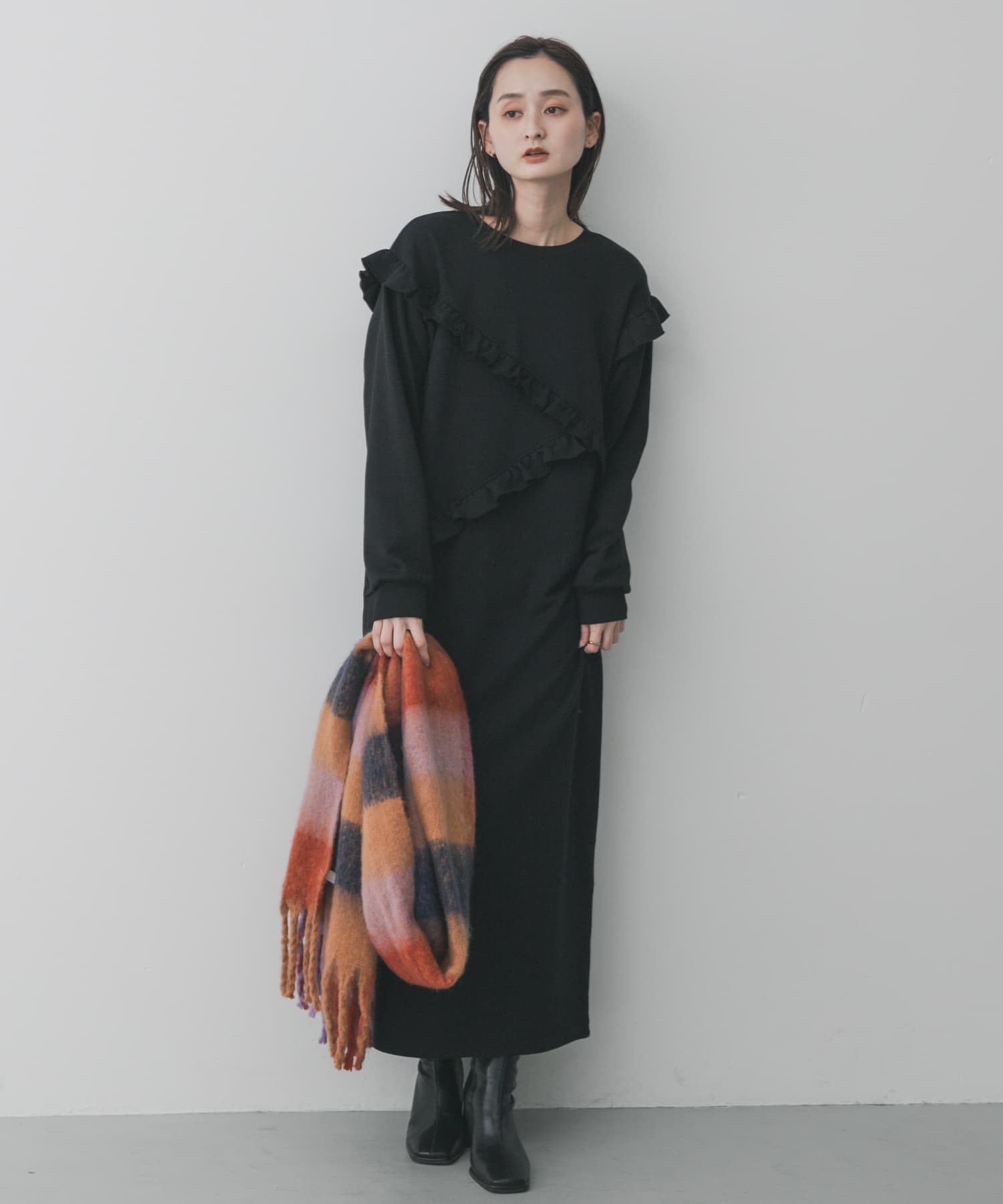 身長：169cm サイズ：one