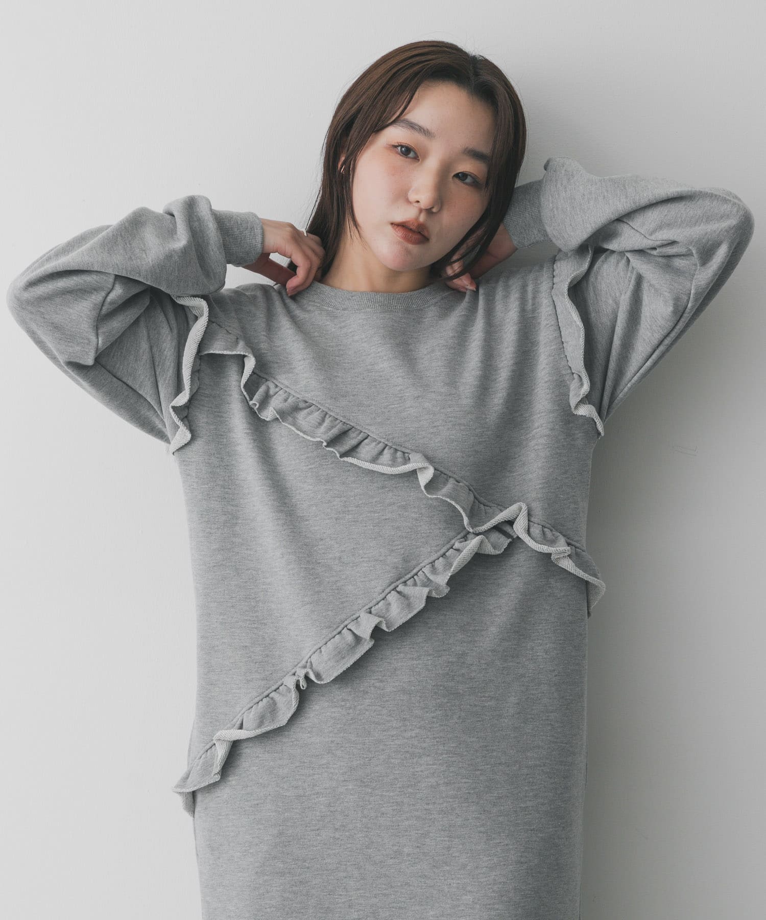 身長：158cm サイズ：one