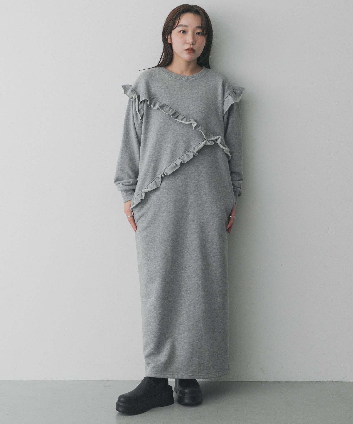 身長：158cm サイズ：one