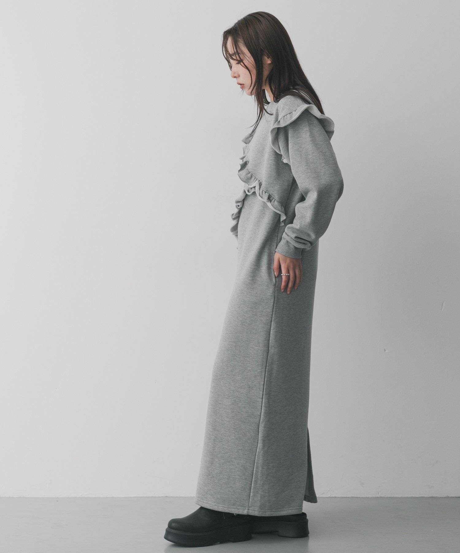 身長：158cm サイズ：one