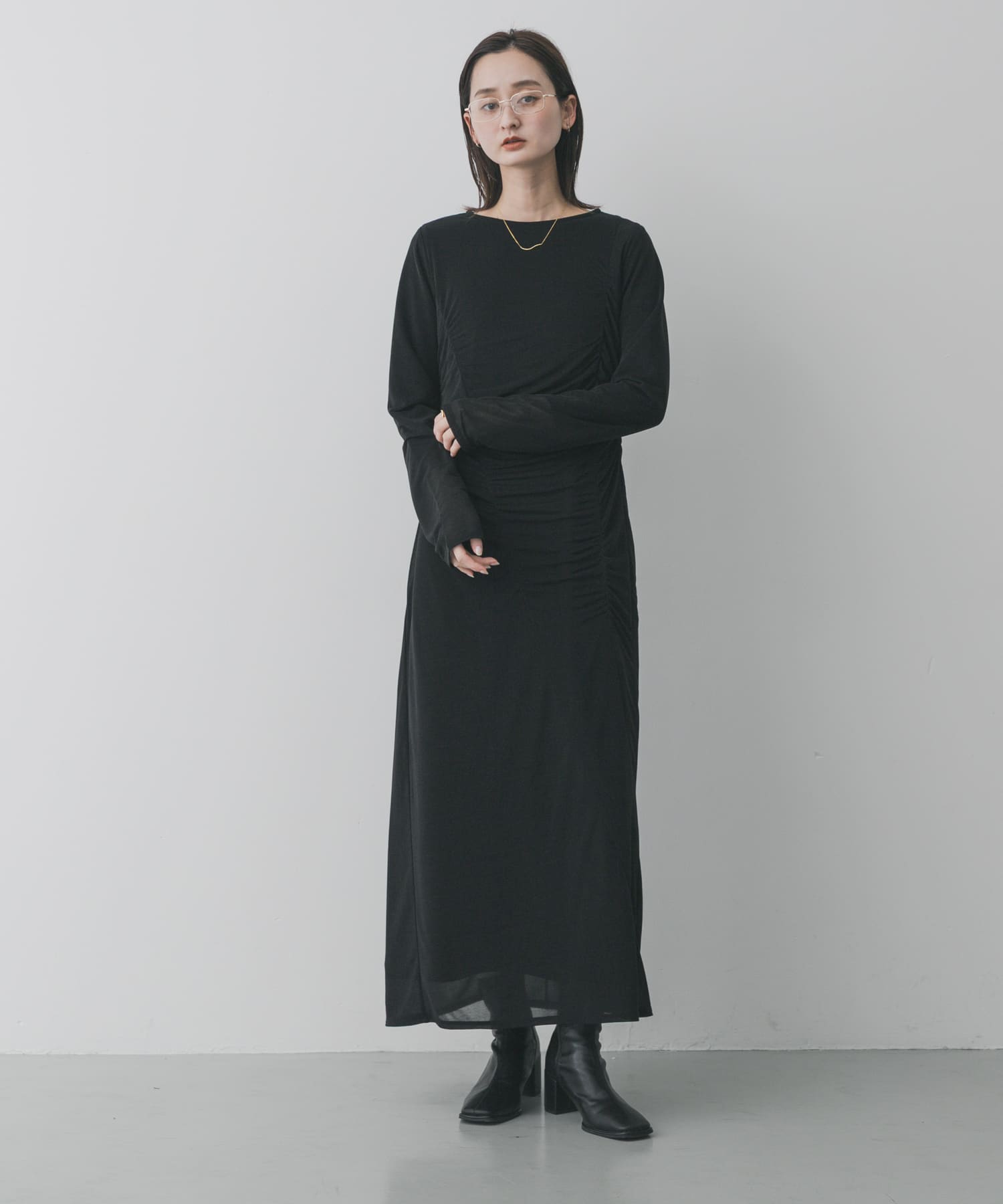 身長：169cm サイズ：one