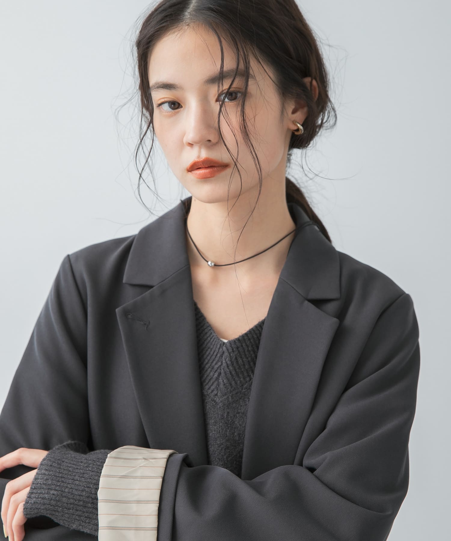 身長：160cm サイズ：one