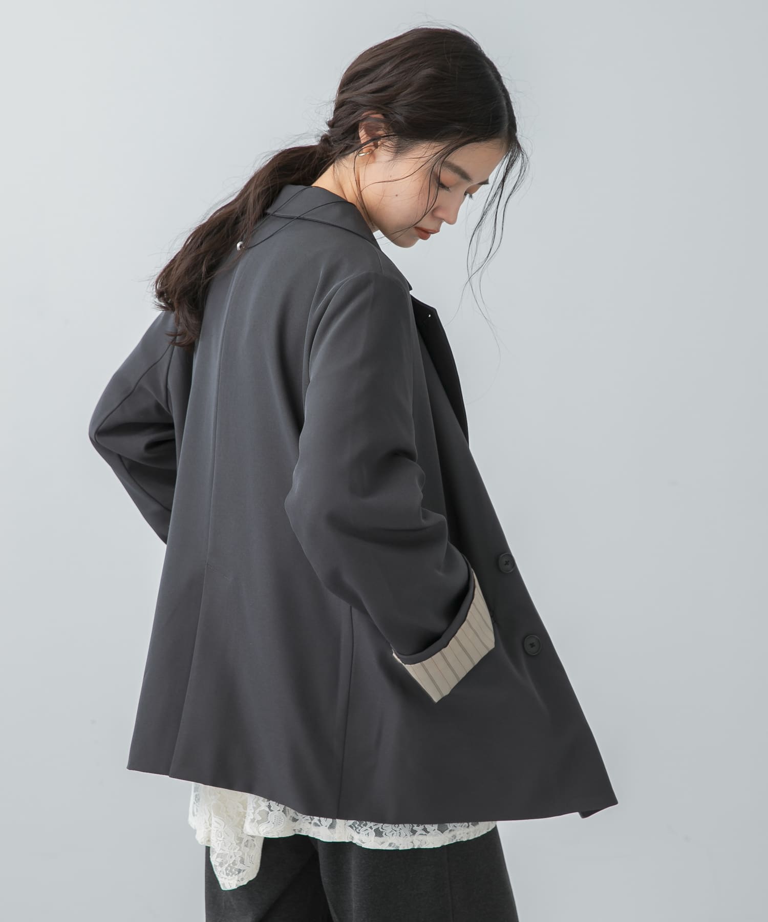 身長：160cm サイズ：one