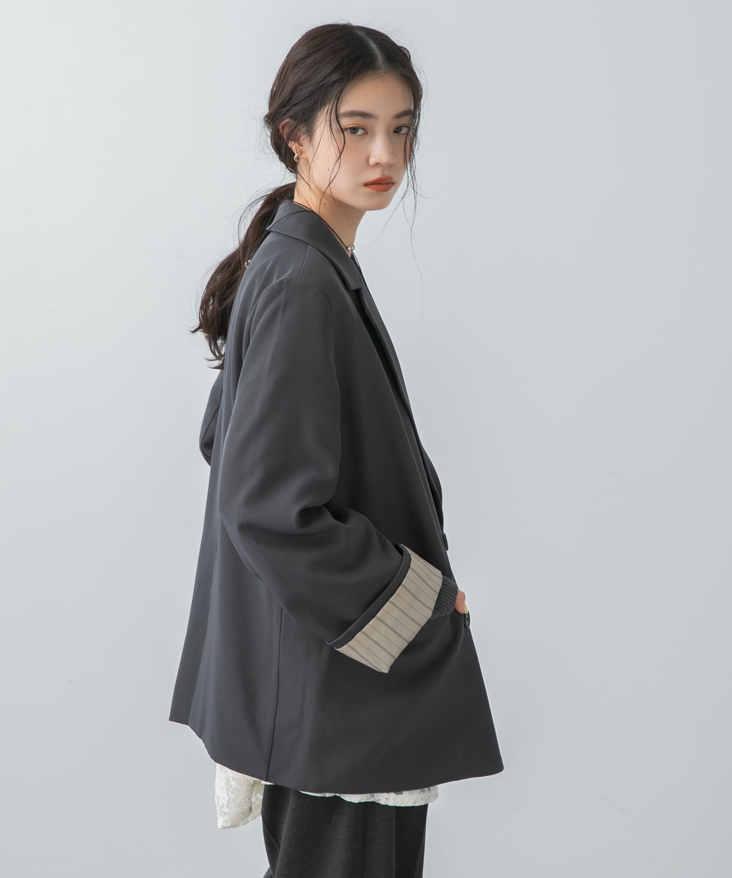 身長：160cm サイズ：one