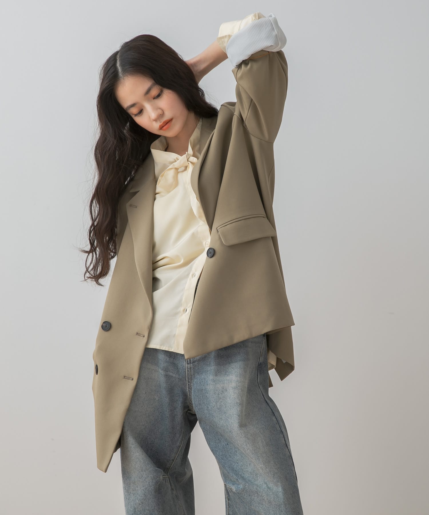 身長：160cm サイズ：one