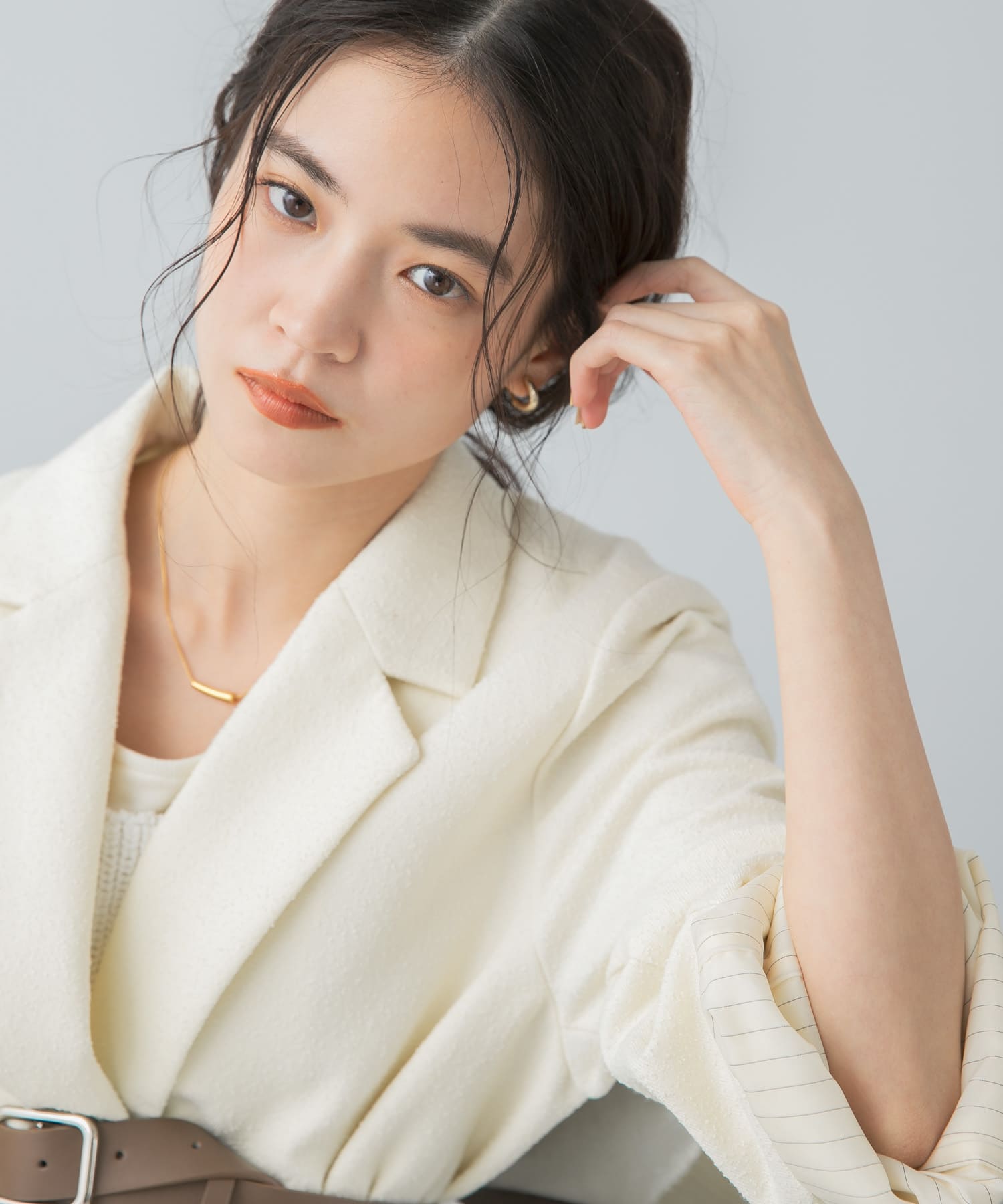 身長：160cm サイズ：one