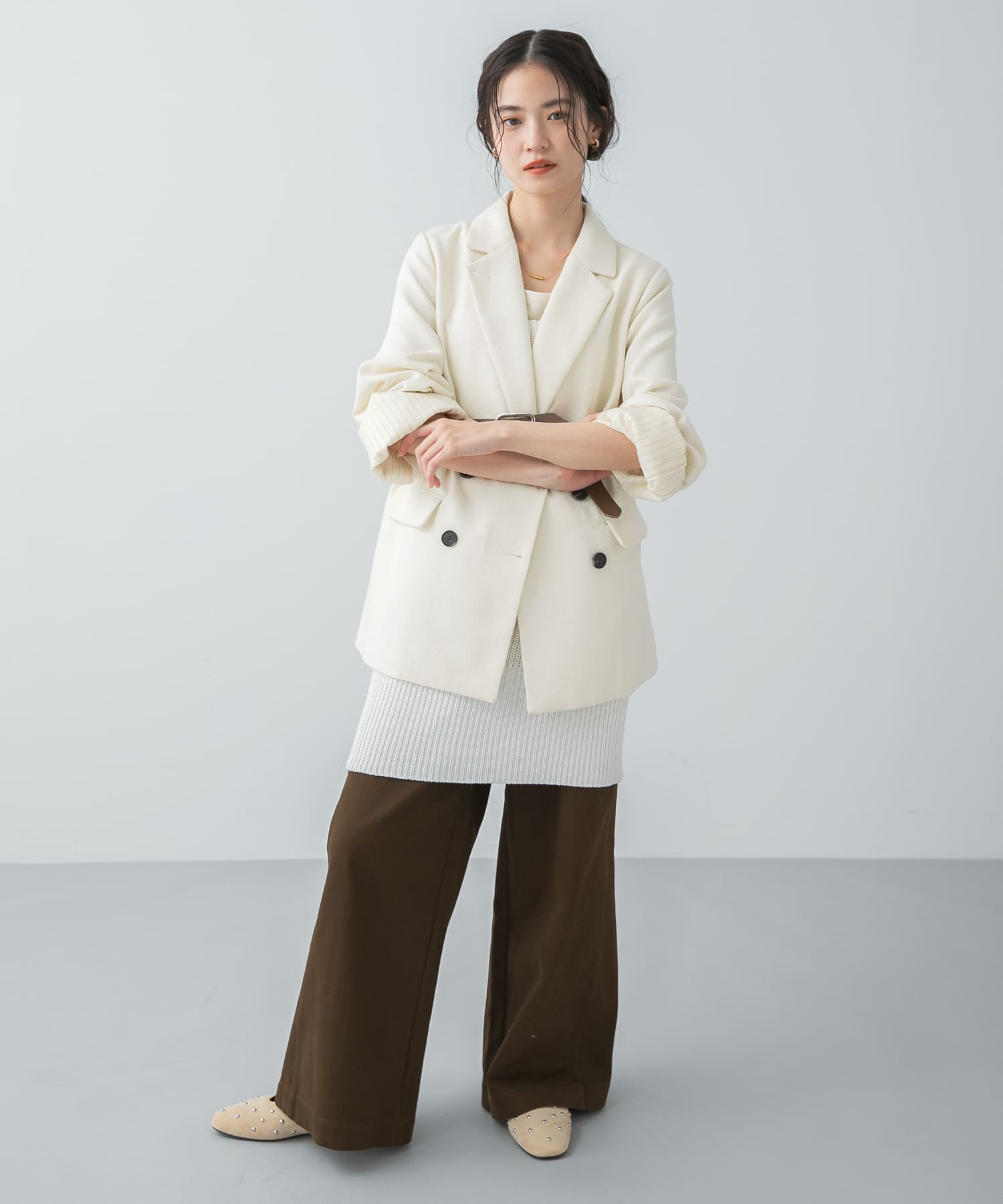 身長：160cm サイズ：one
