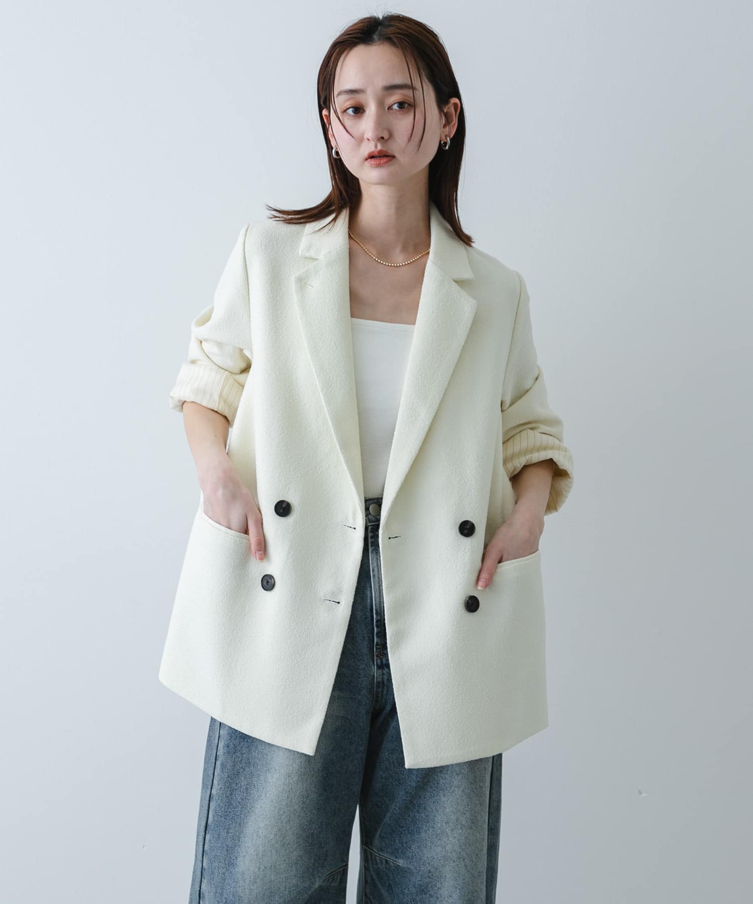 身長：169cm サイズ：one