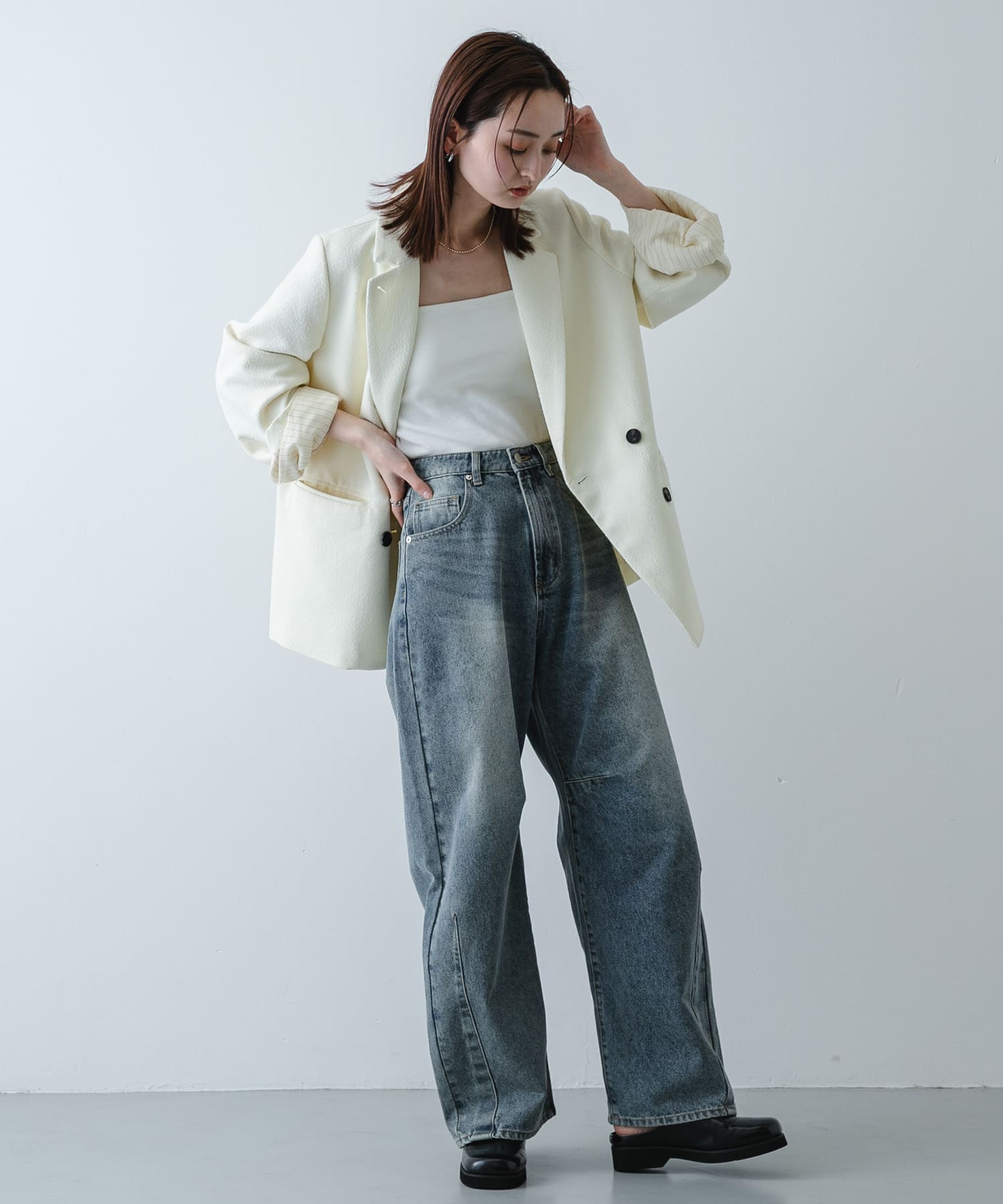 身長：169cm サイズ：one