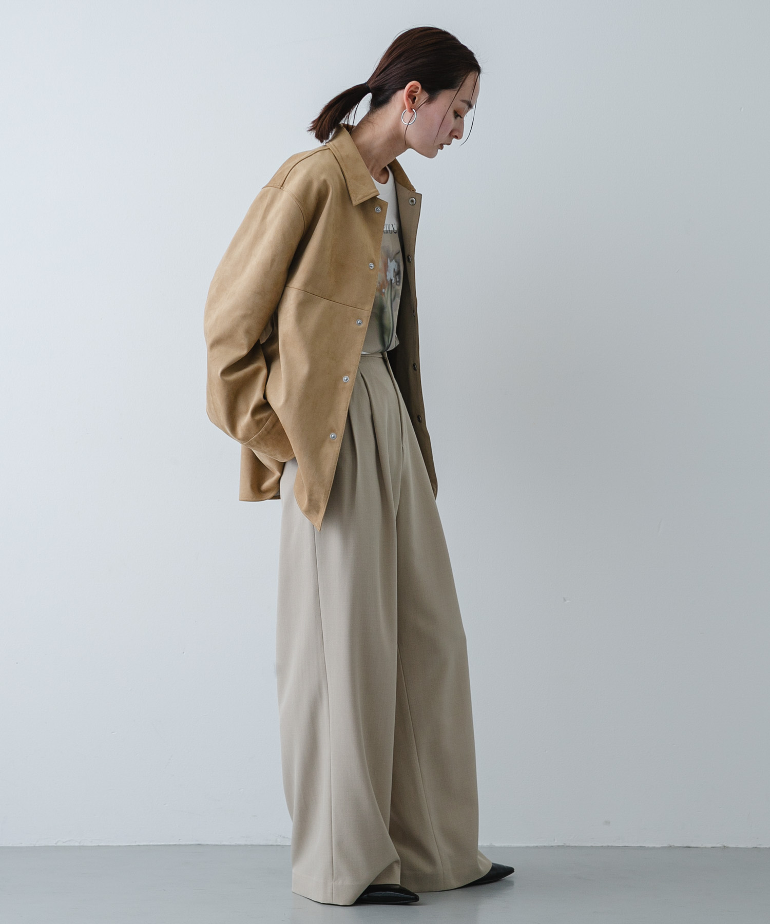 身長：169cm サイズ：one