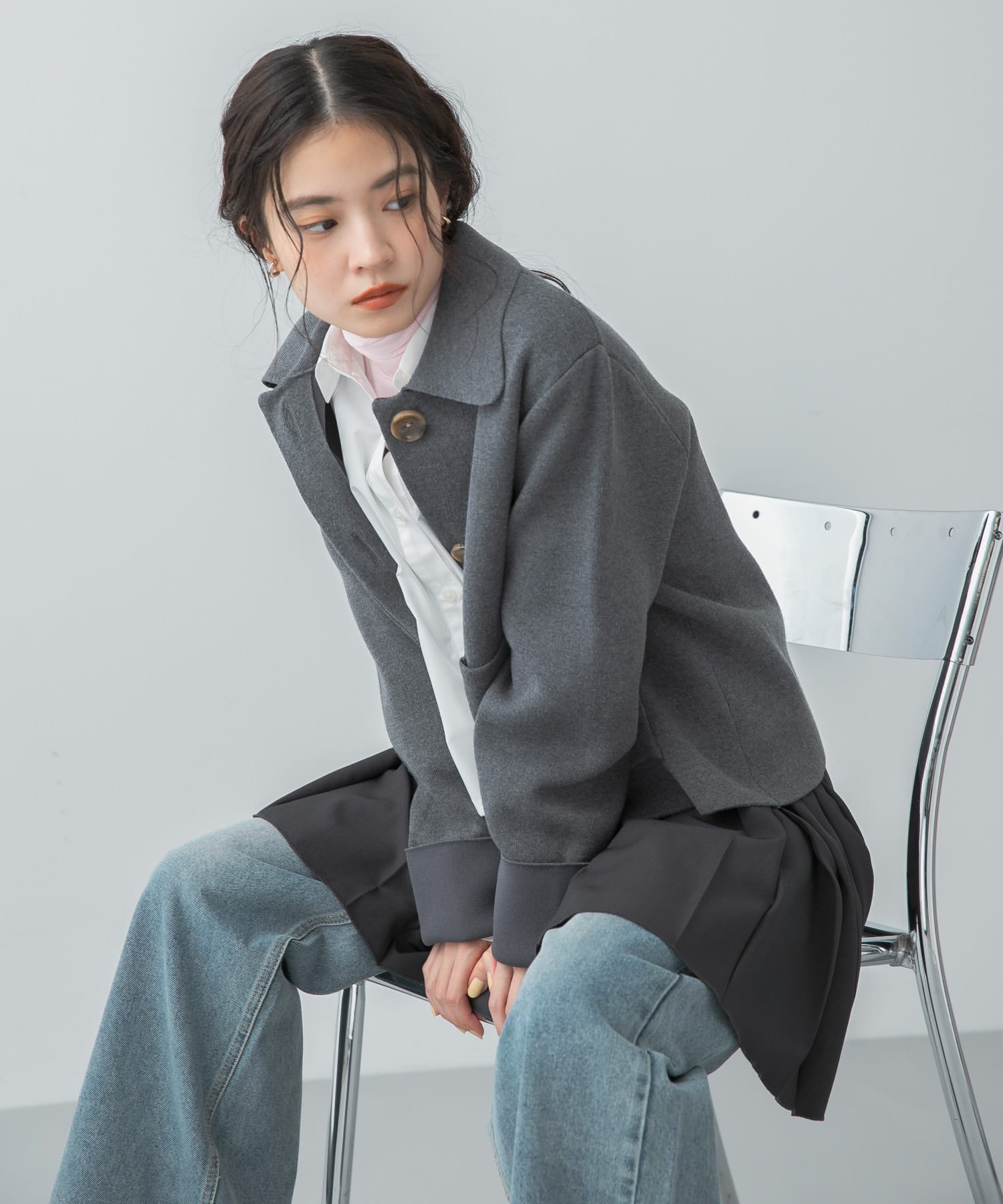 身長：160cm サイズ：one