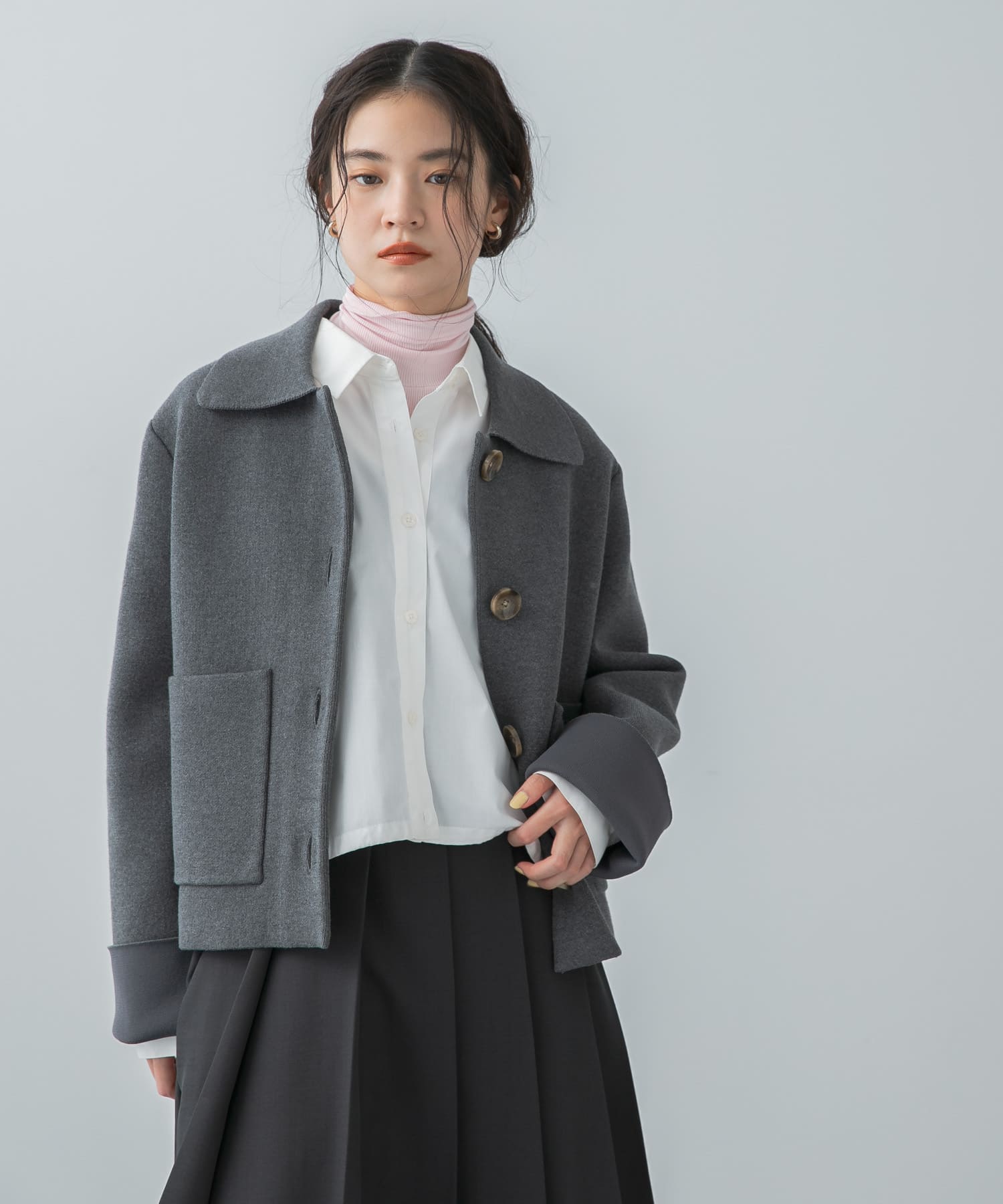 身長：160cm サイズ：one