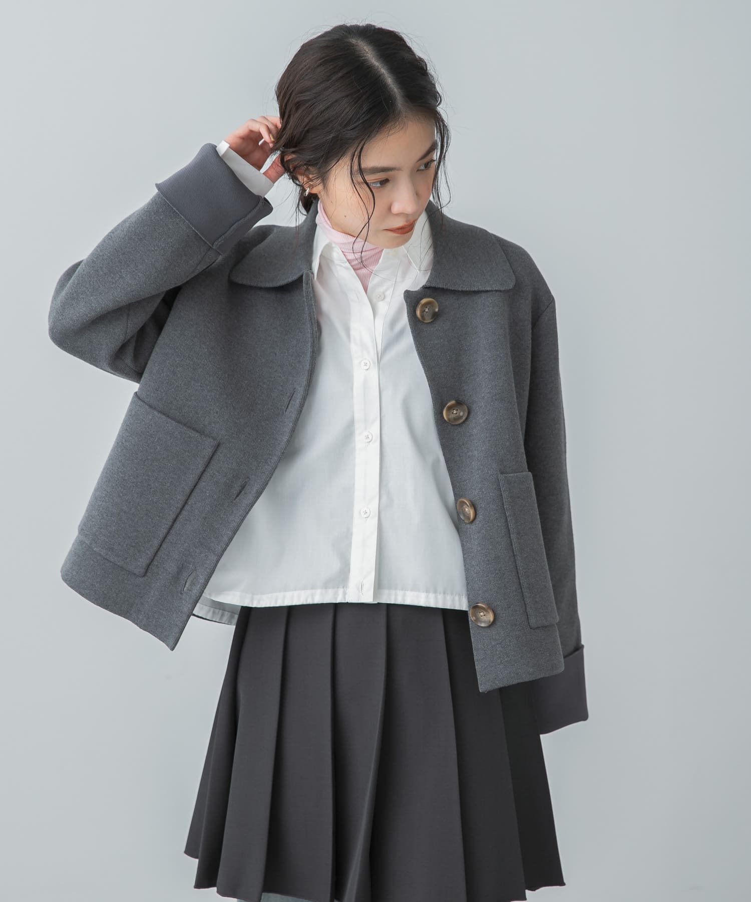 身長：160cm サイズ：one