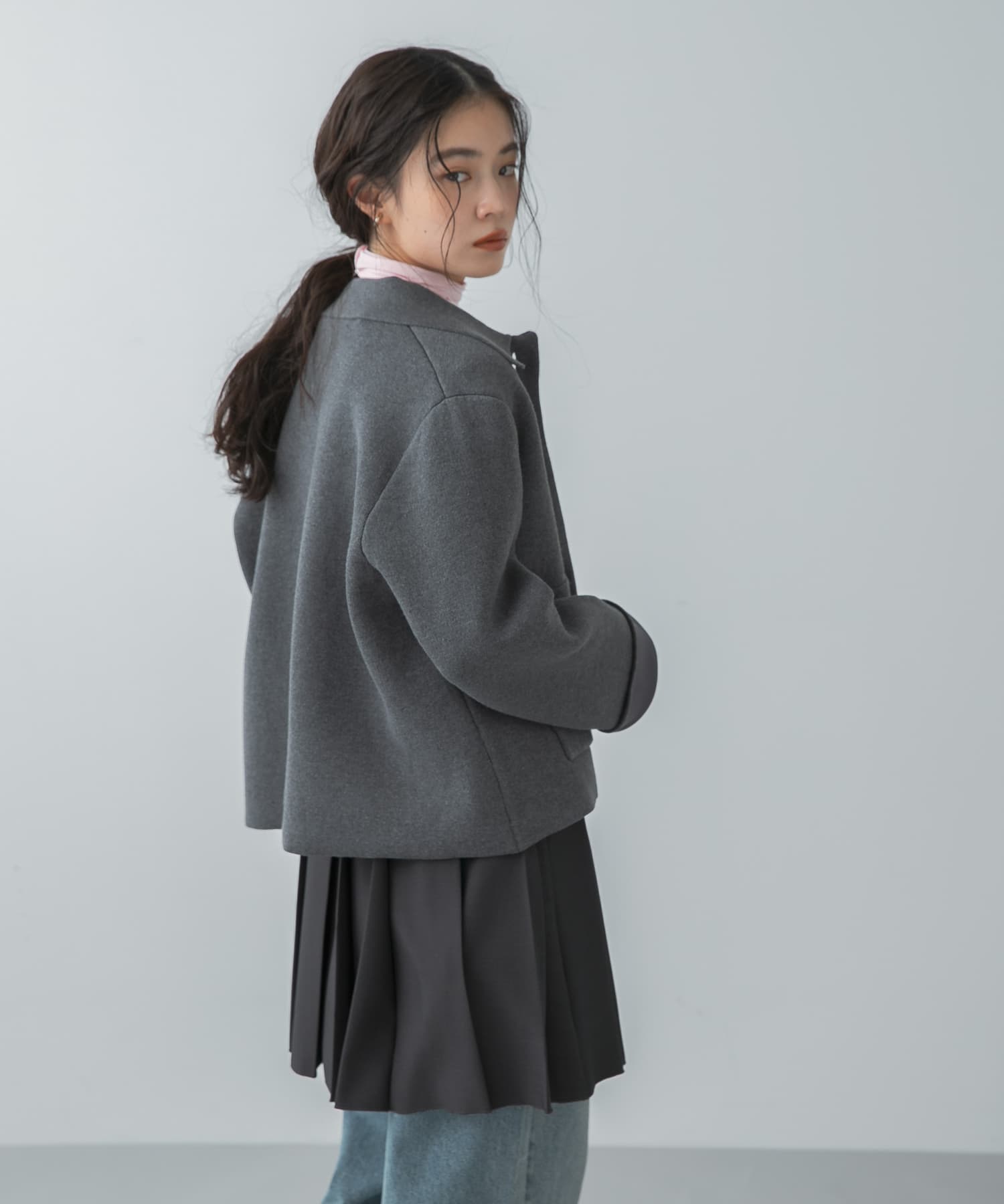 身長：160cm サイズ：one