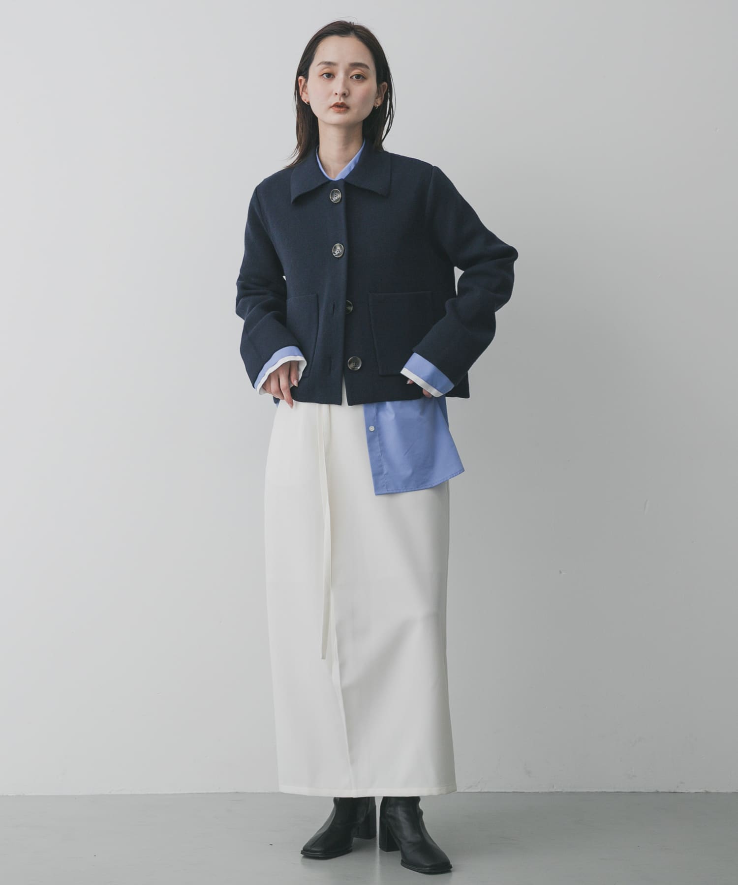 身長：169cm サイズ：one