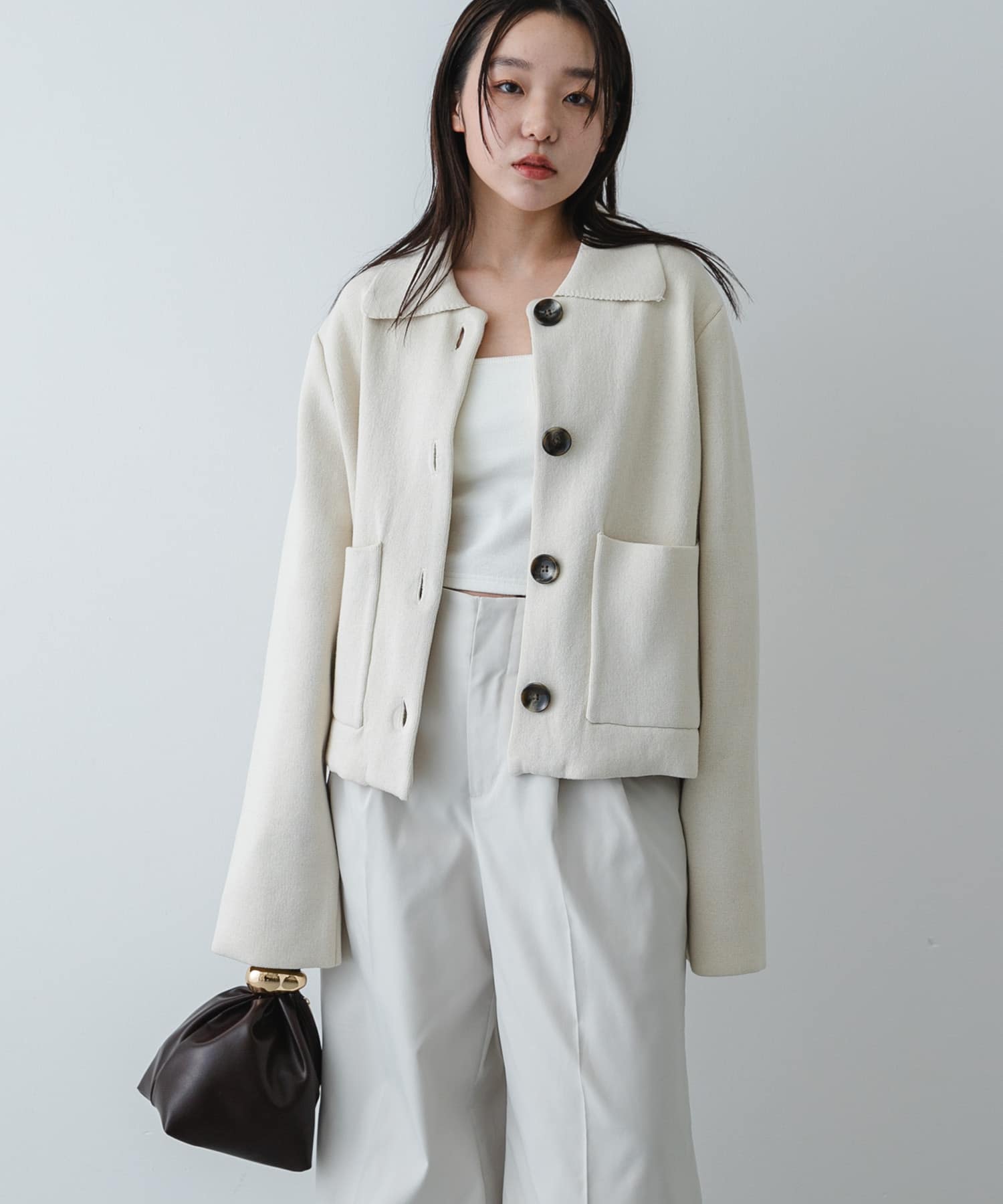 身長：158cm サイズ：one