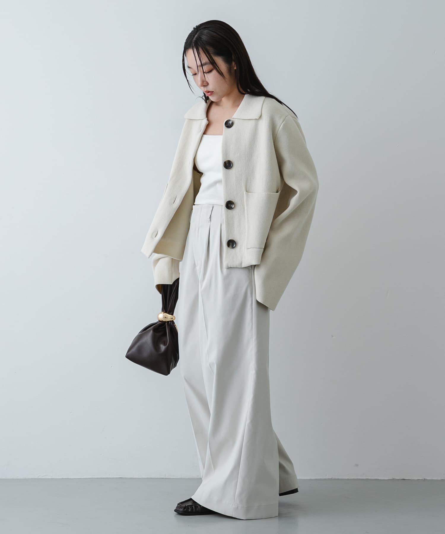 身長：158cm サイズ：one