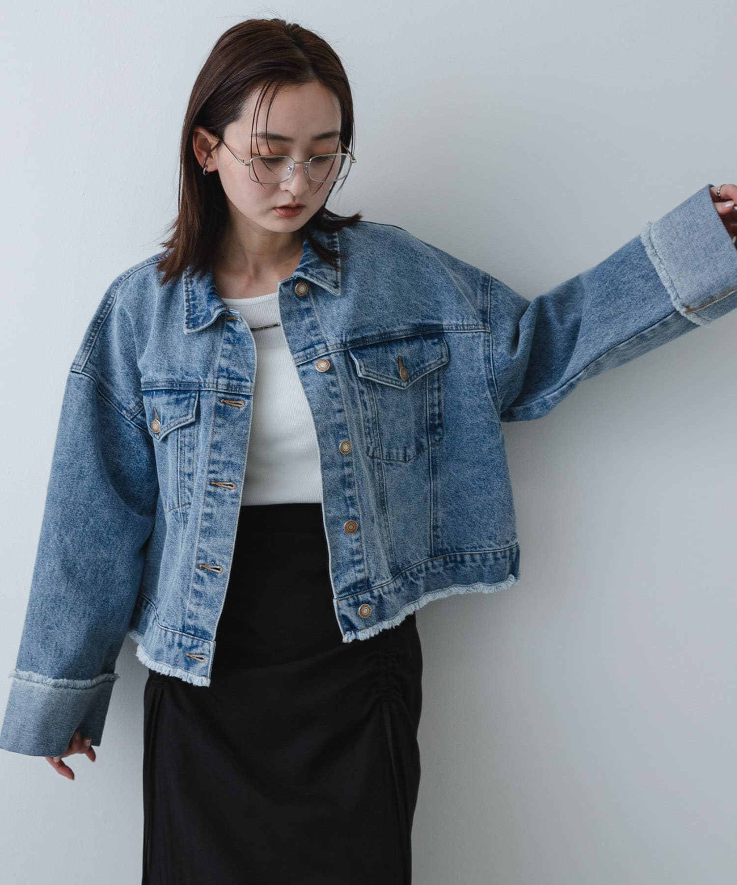 身長：169cm サイズ：one