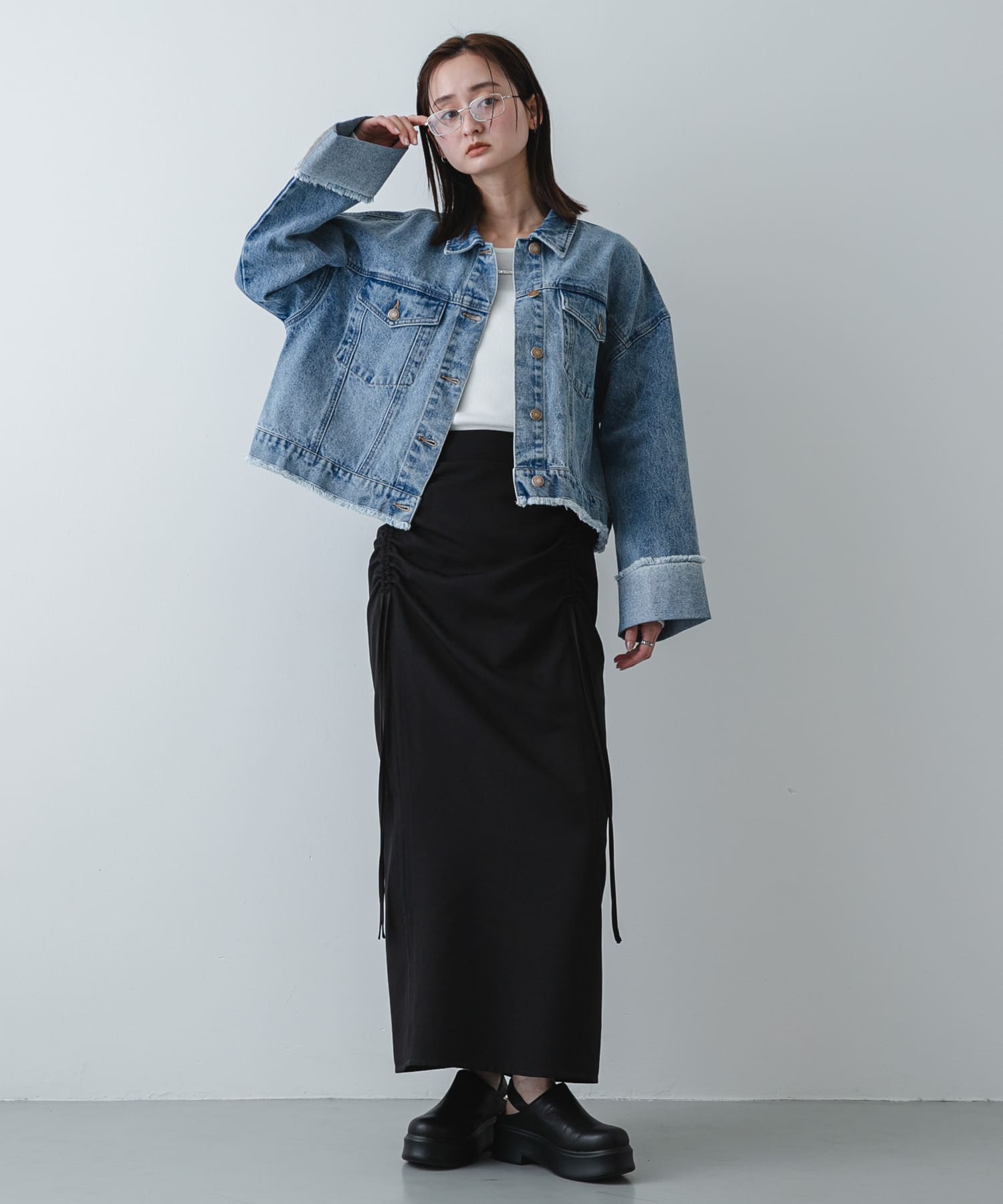 身長：169cm サイズ：one