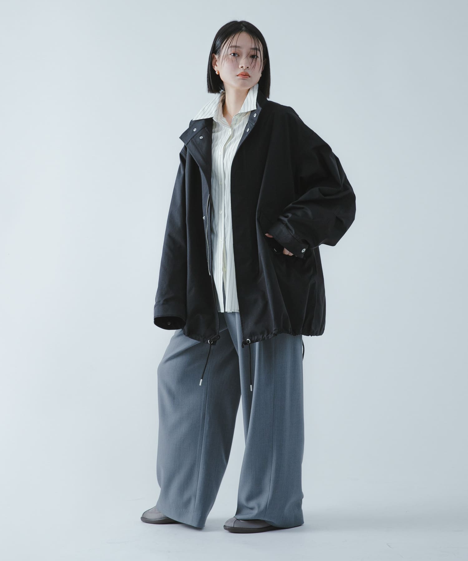 身長：163cm サイズ：one
