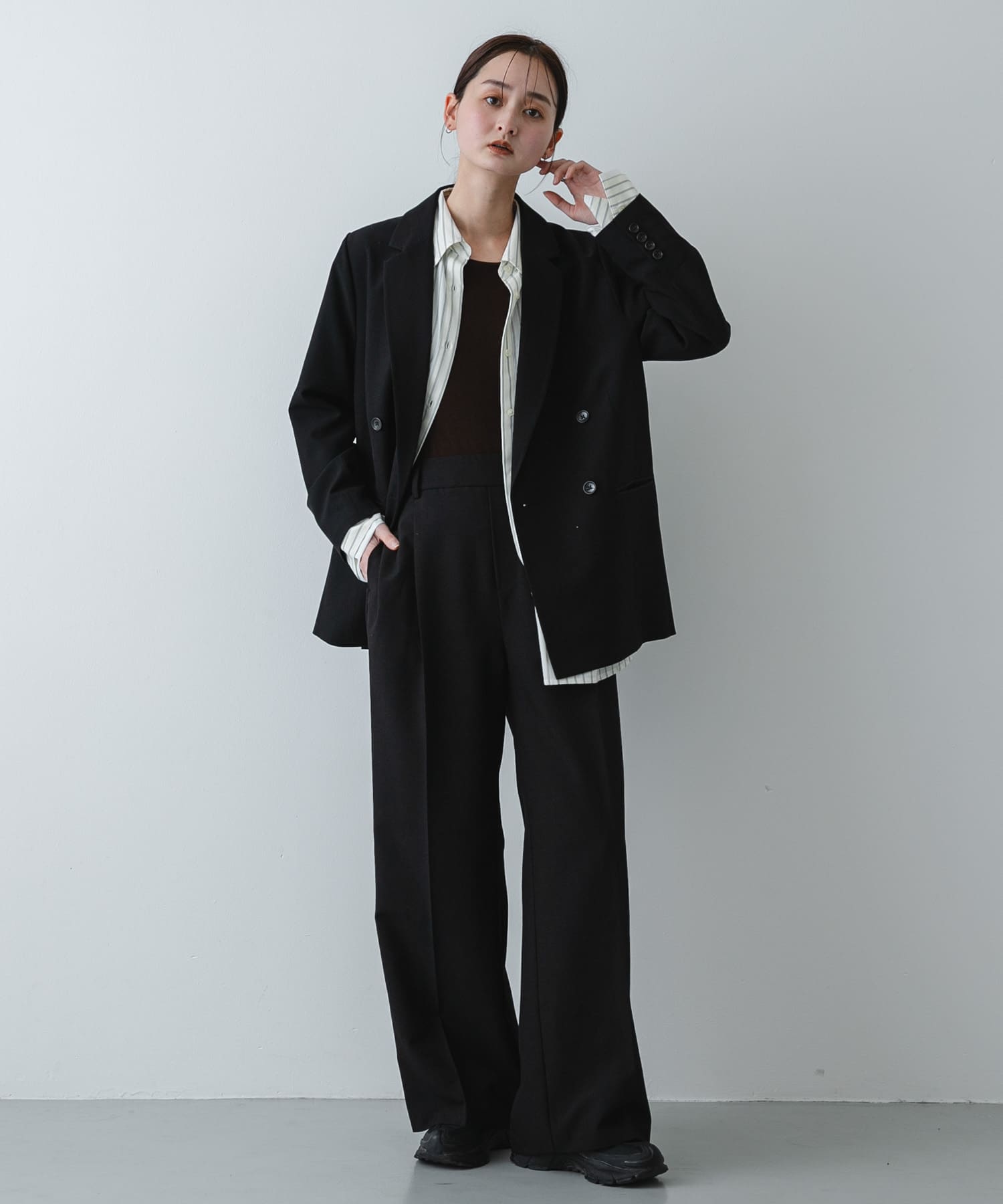 身長：169cm サイズ：one