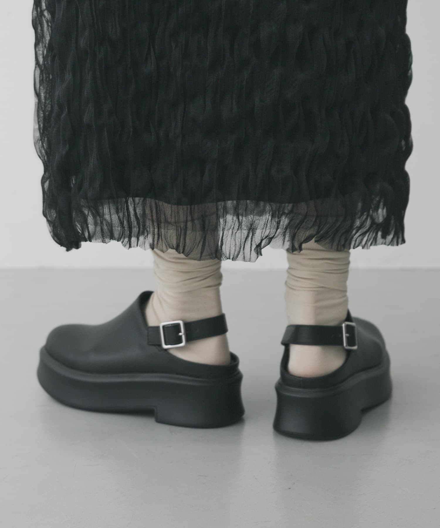 クロッグベルトサボ BLACK S