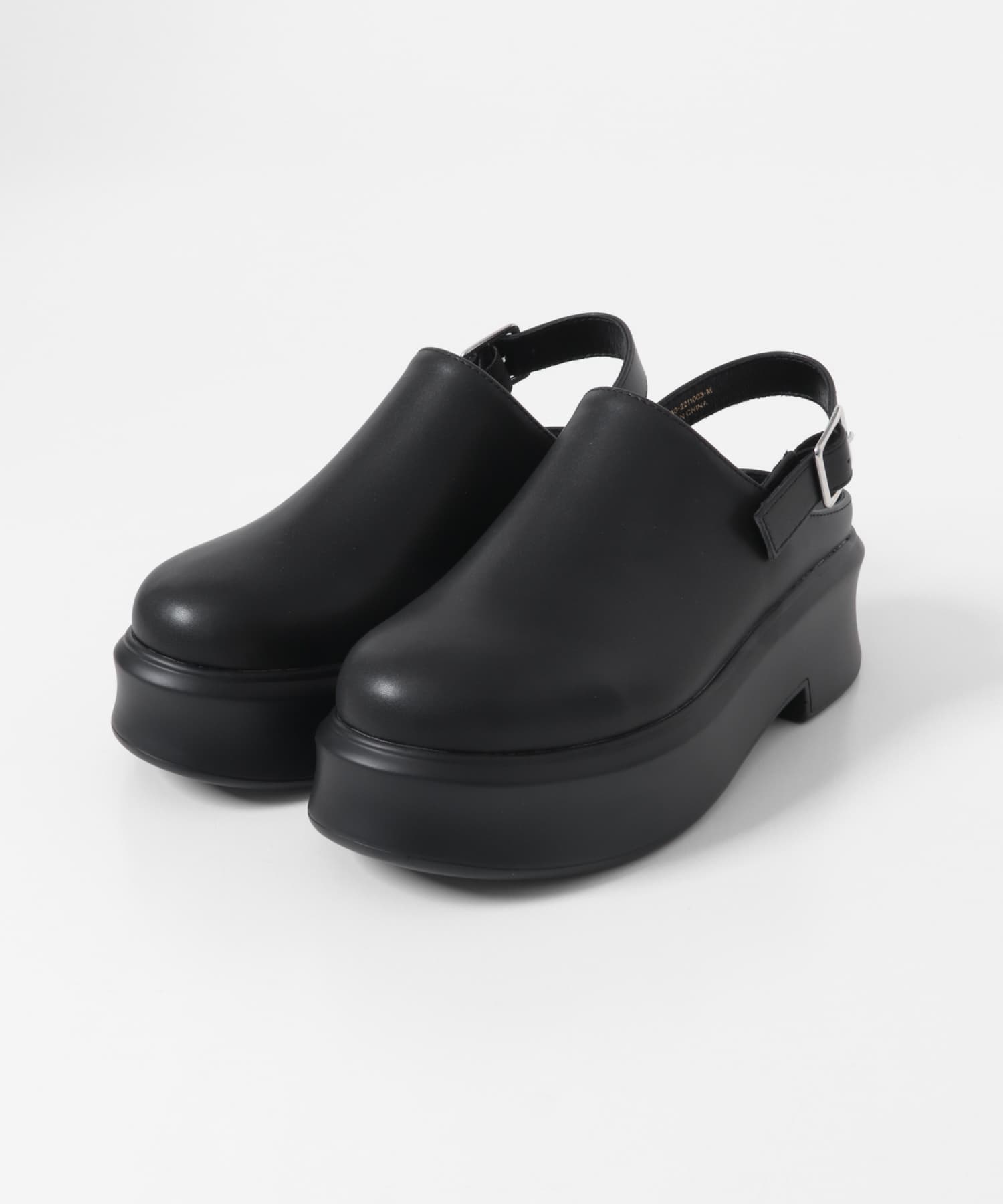 クロッグベルトサボ BLACK S