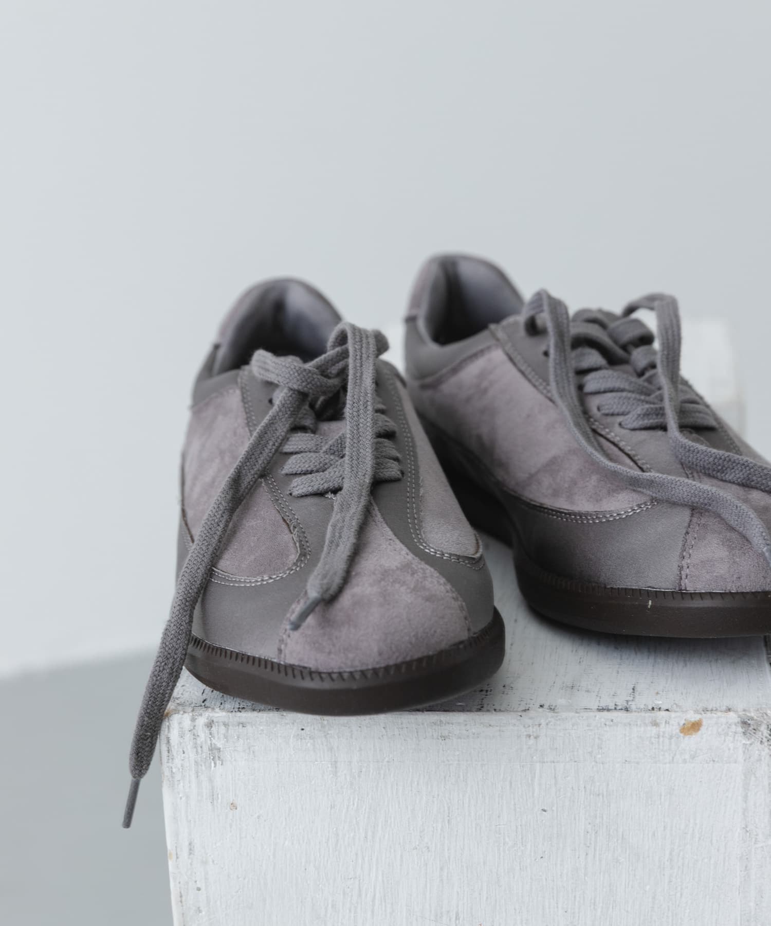 『抗菌/消臭』コンビジャーマントレーナースニーカー GRAY S