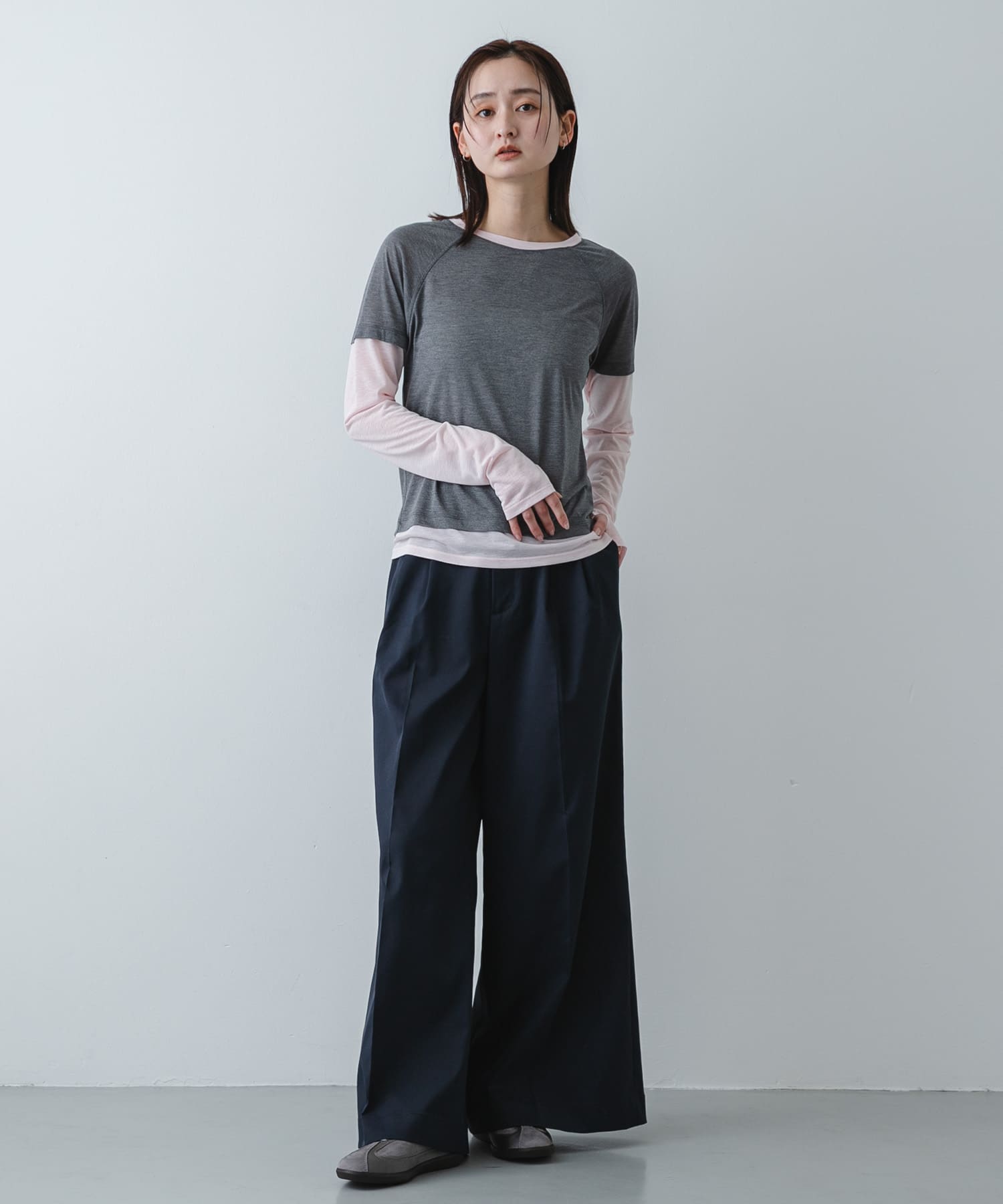 『抗菌/消臭』コンビジャーマントレーナースニーカー GRAY S