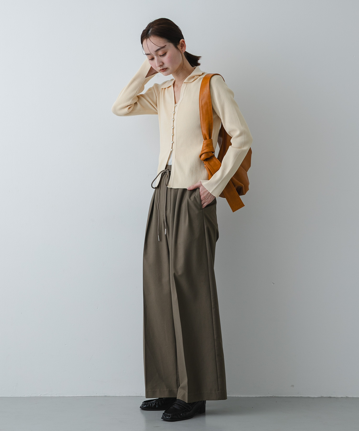 クロワッサンショルダーバッグ MUSTARD One