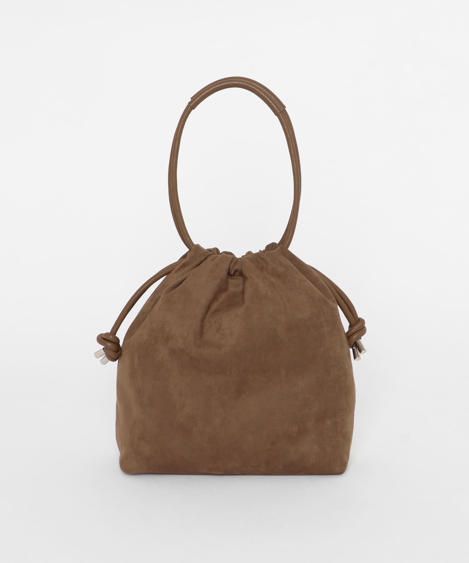 マチツキキンチャクバッグ BROWN One