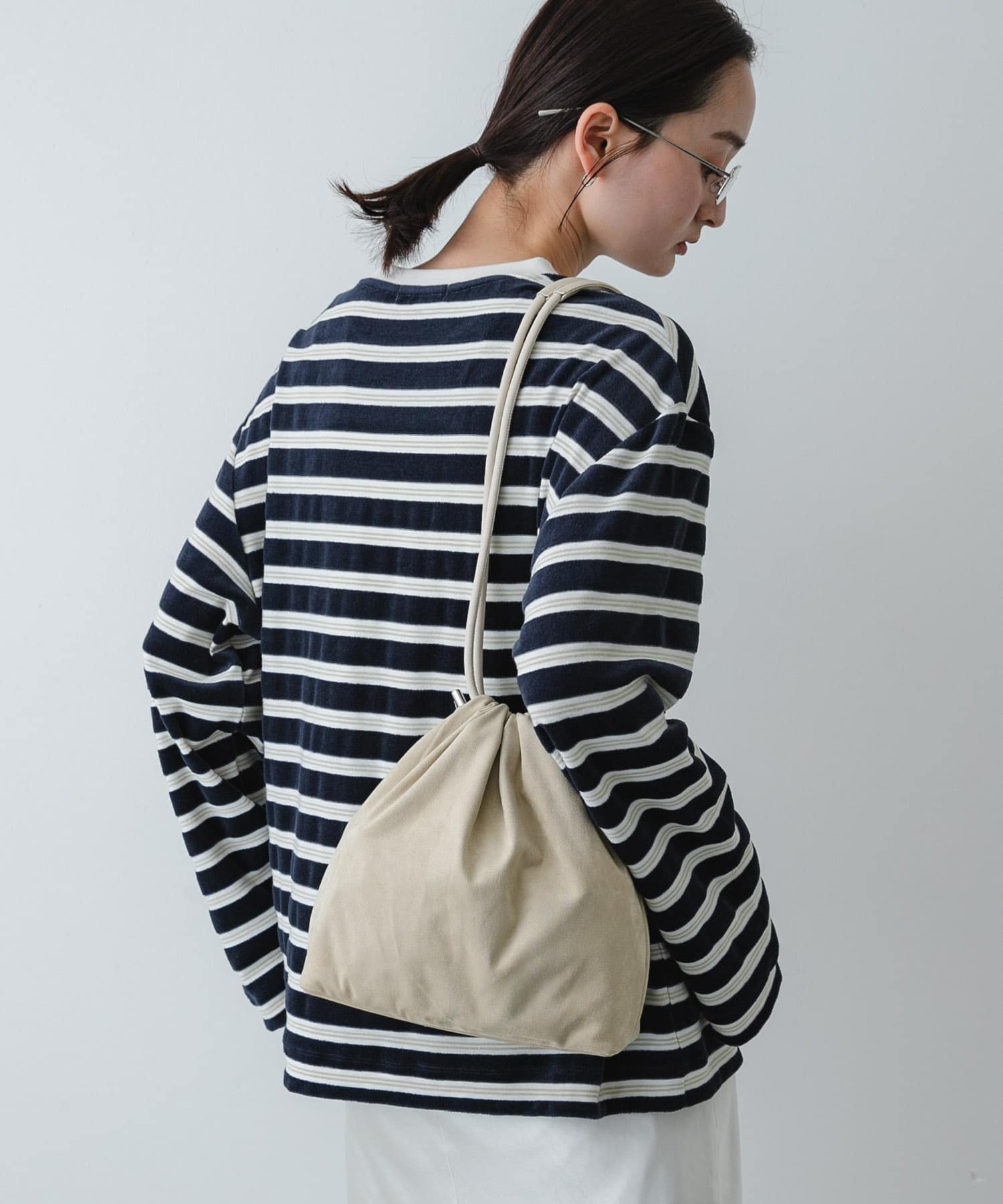 マチツキキンチャクバッグ BEIGE One