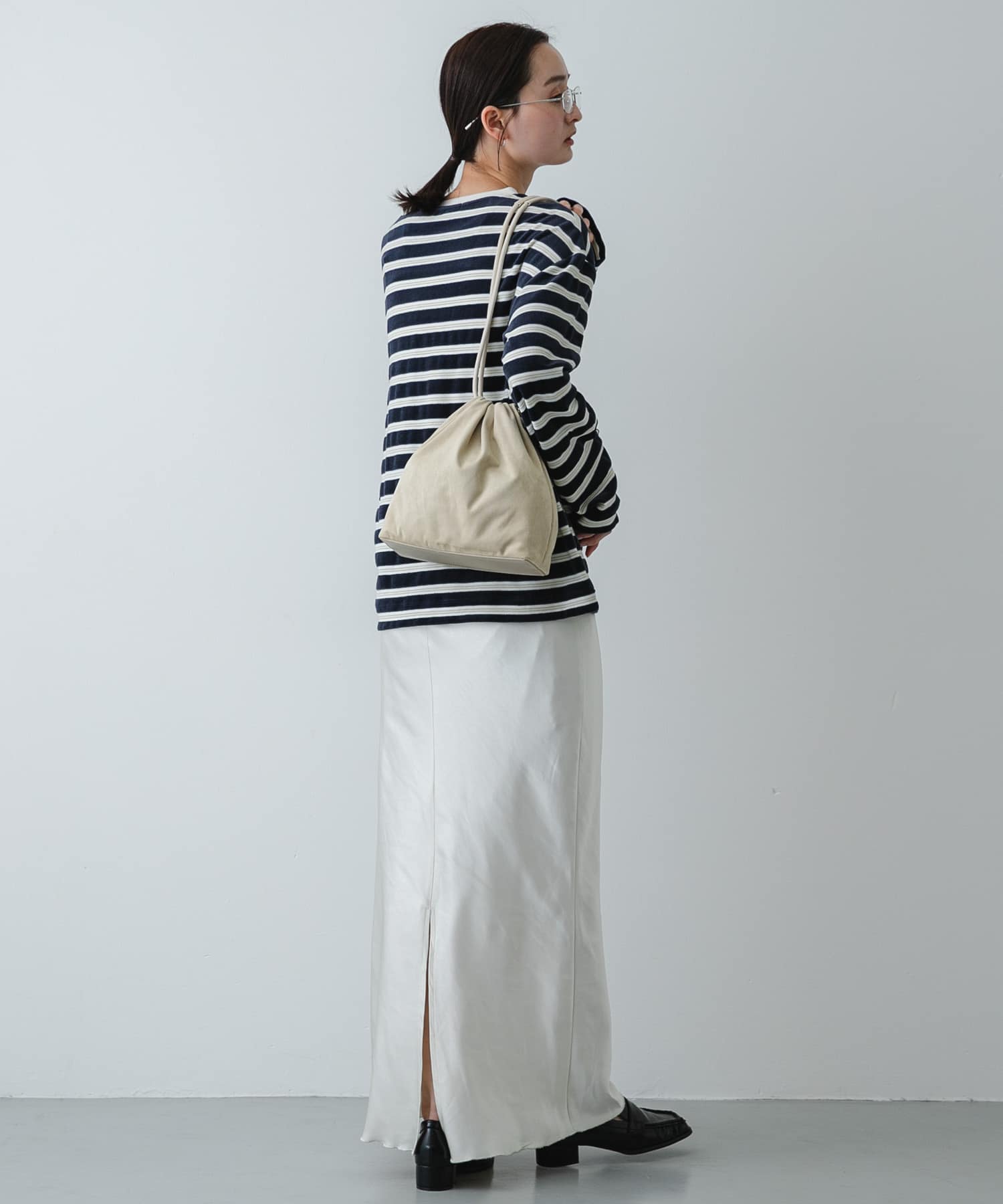 マチツキキンチャクバッグ BEIGE One