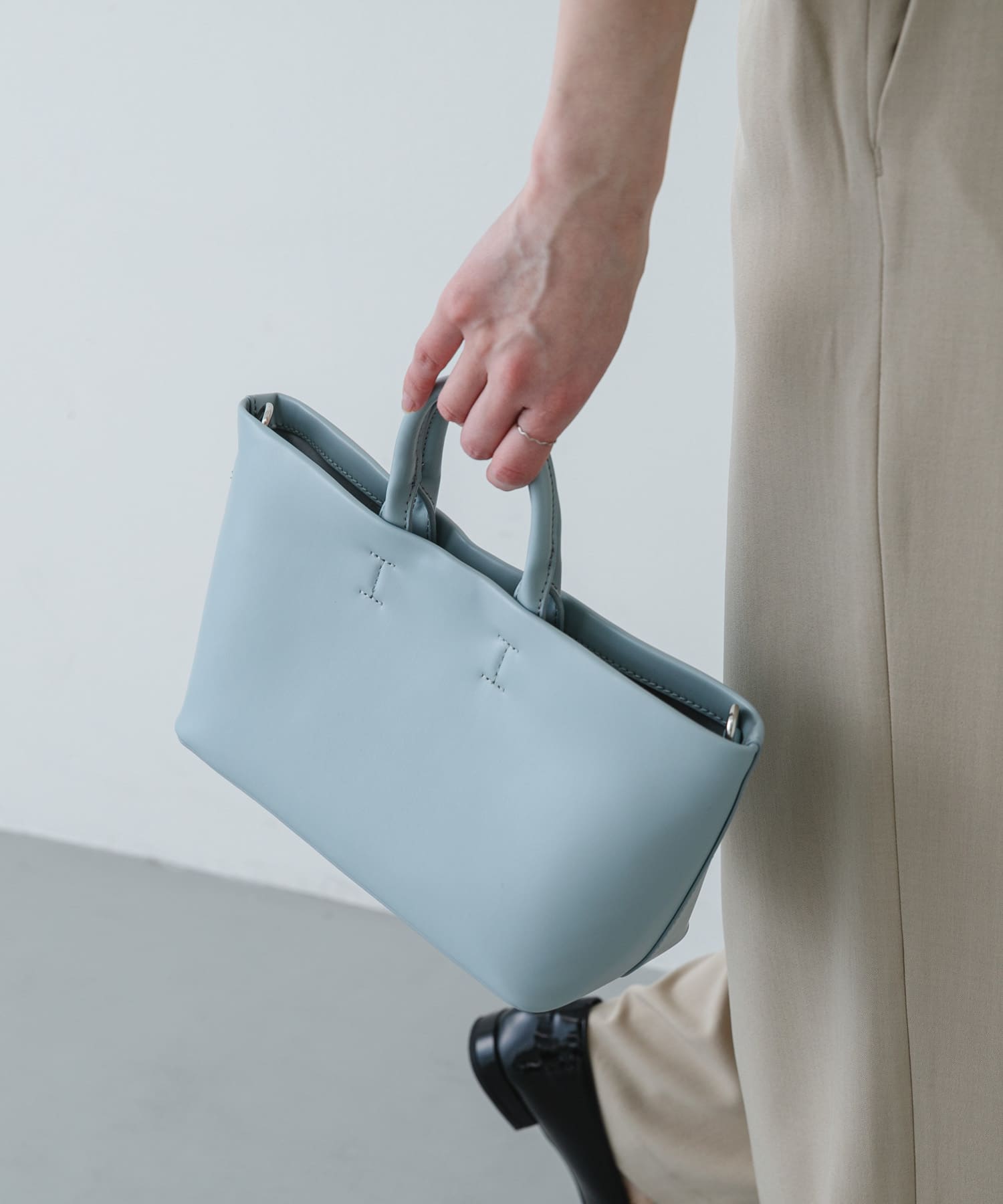 ボックストートバッグ L.BLUE One