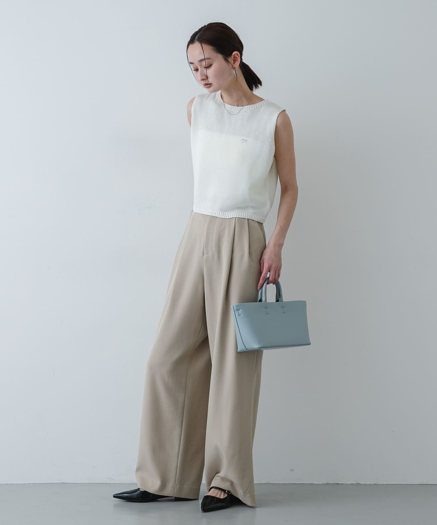 ボックストートバッグ L.BLUE One