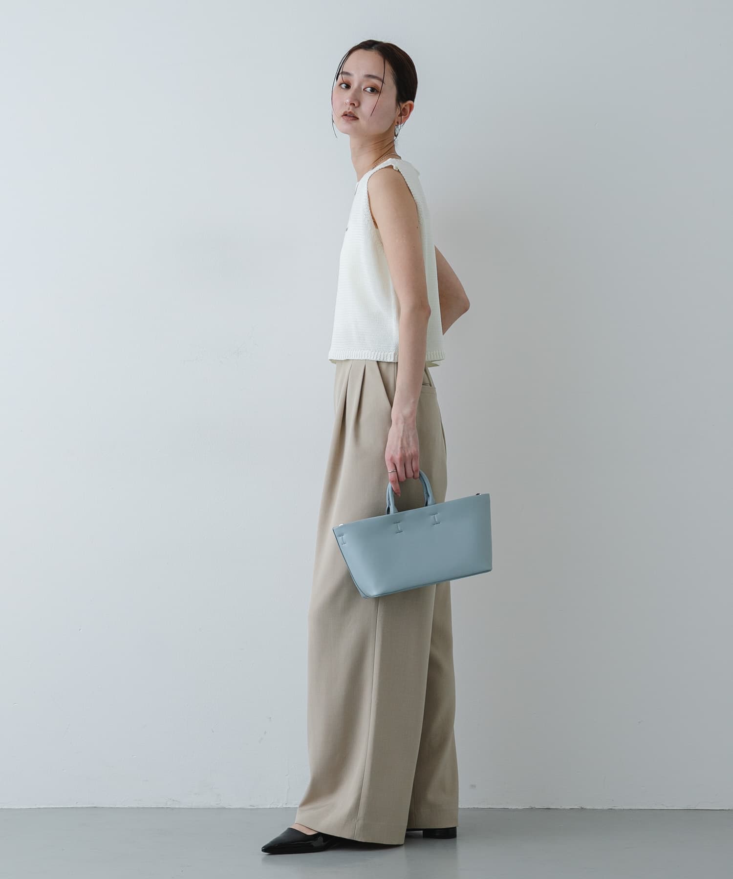 ボックストートバッグ L.BLUE One