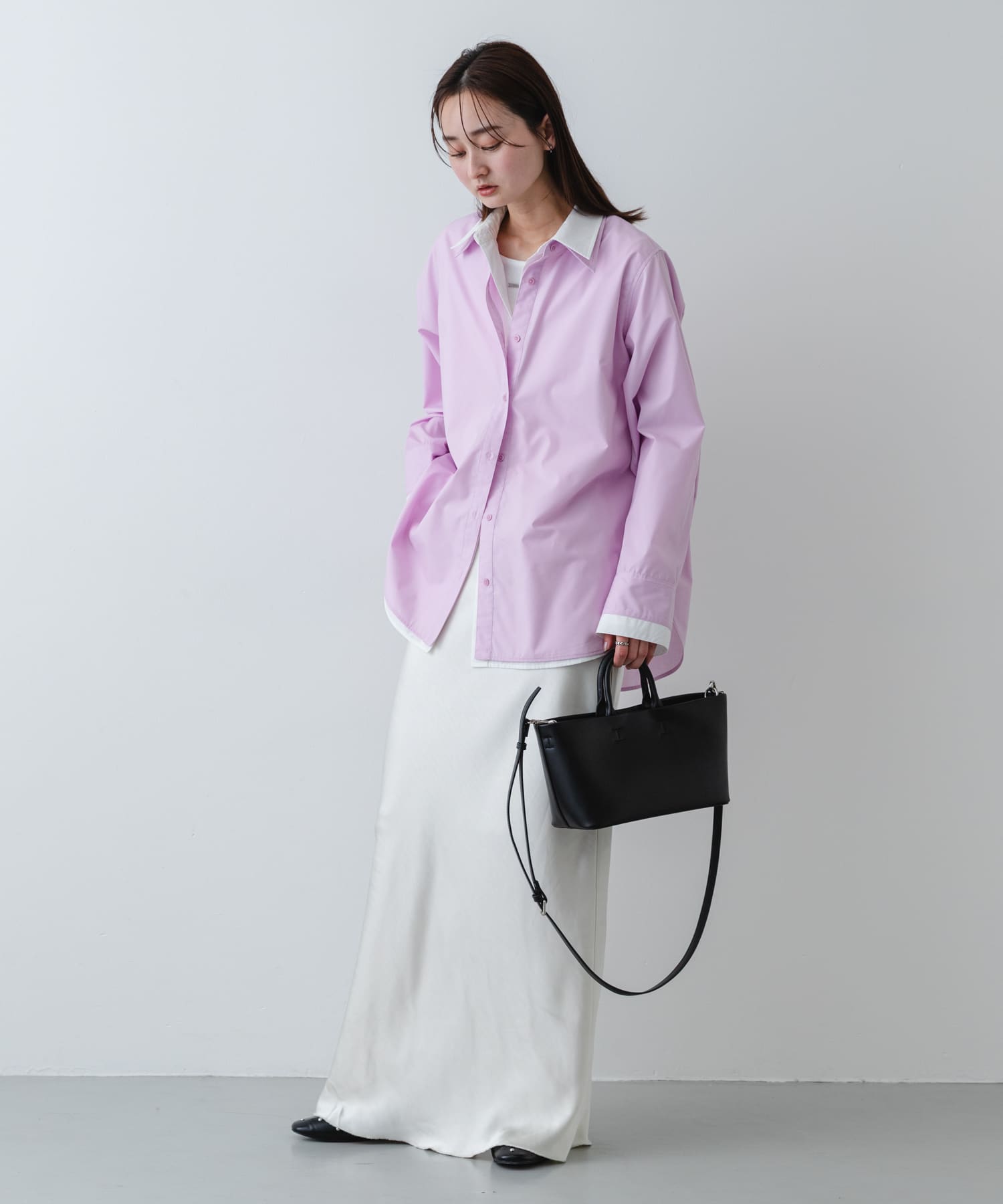 ボックストートバッグ BLACK One