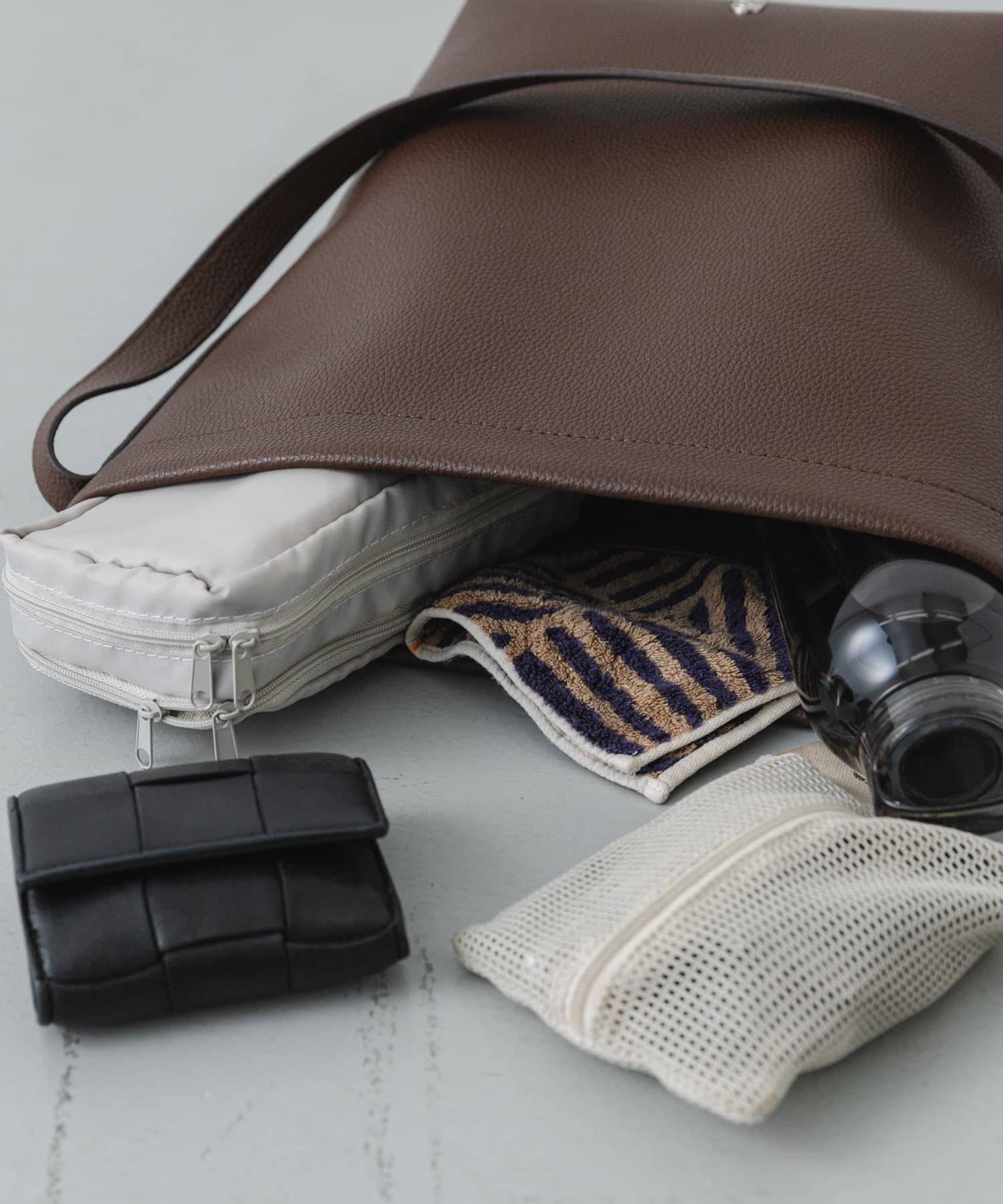 バケツバッグ BROWN One