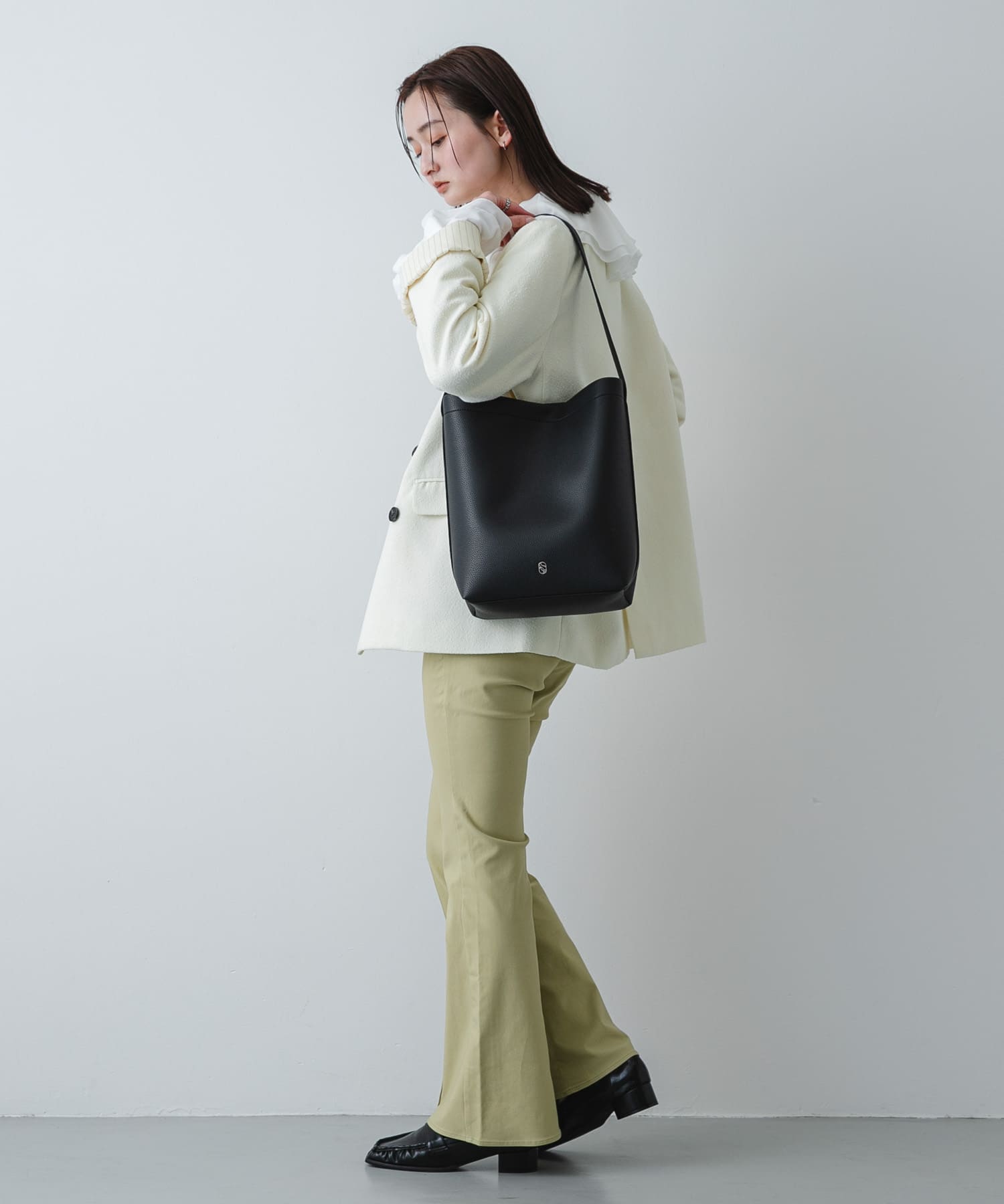 バケツバッグ BLACK One