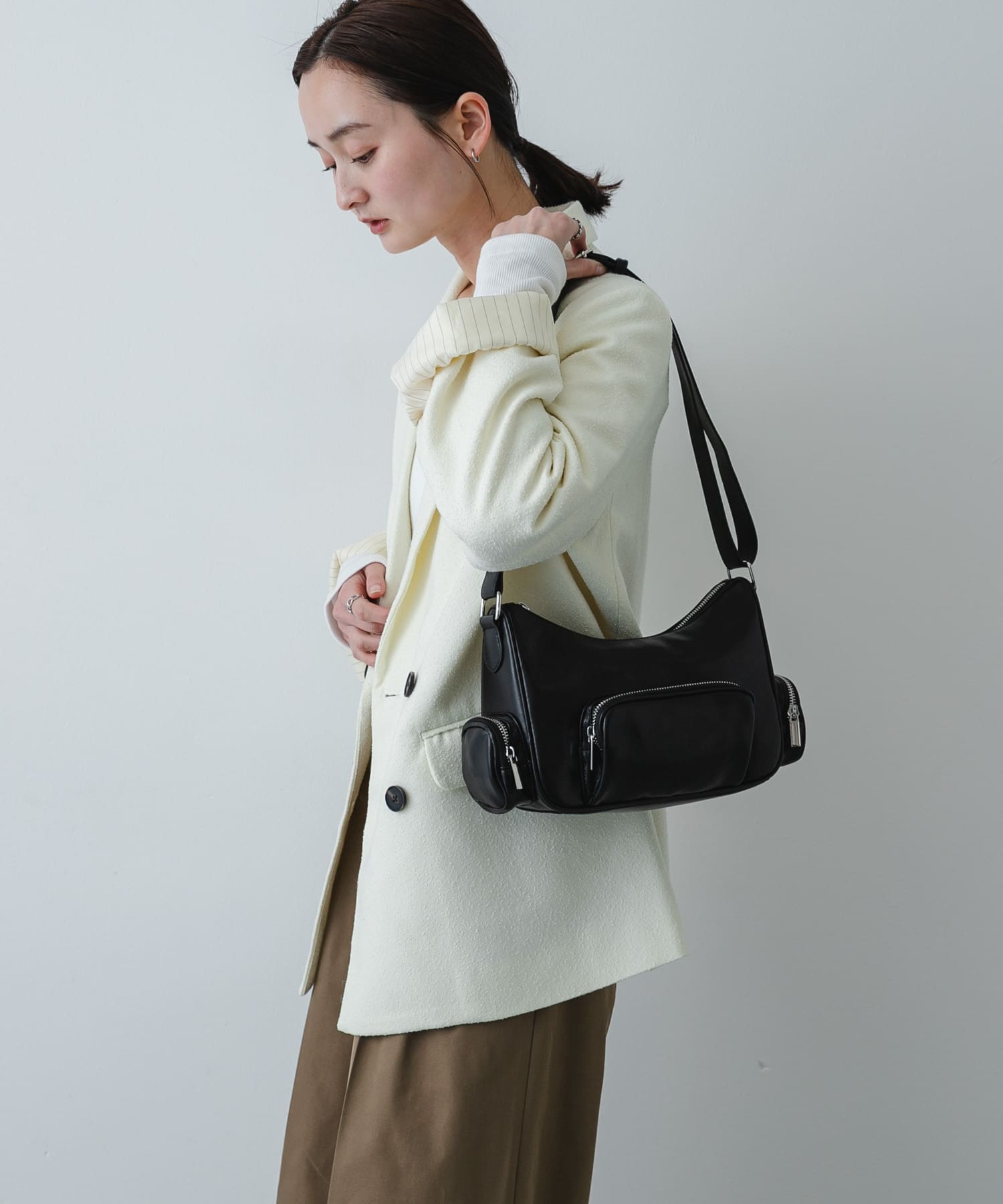 3Pポケットバッグ BLACK One
