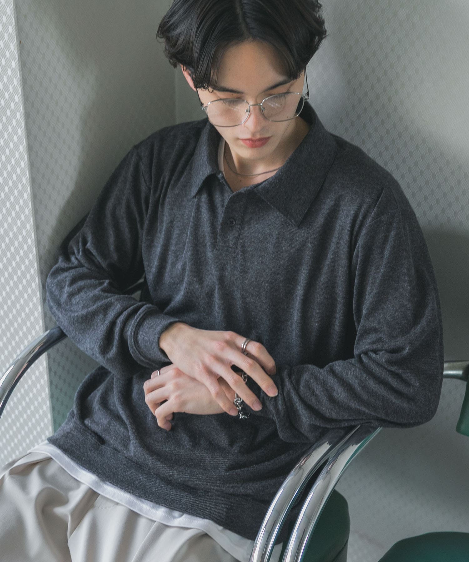 身長：173cm サイズ：L