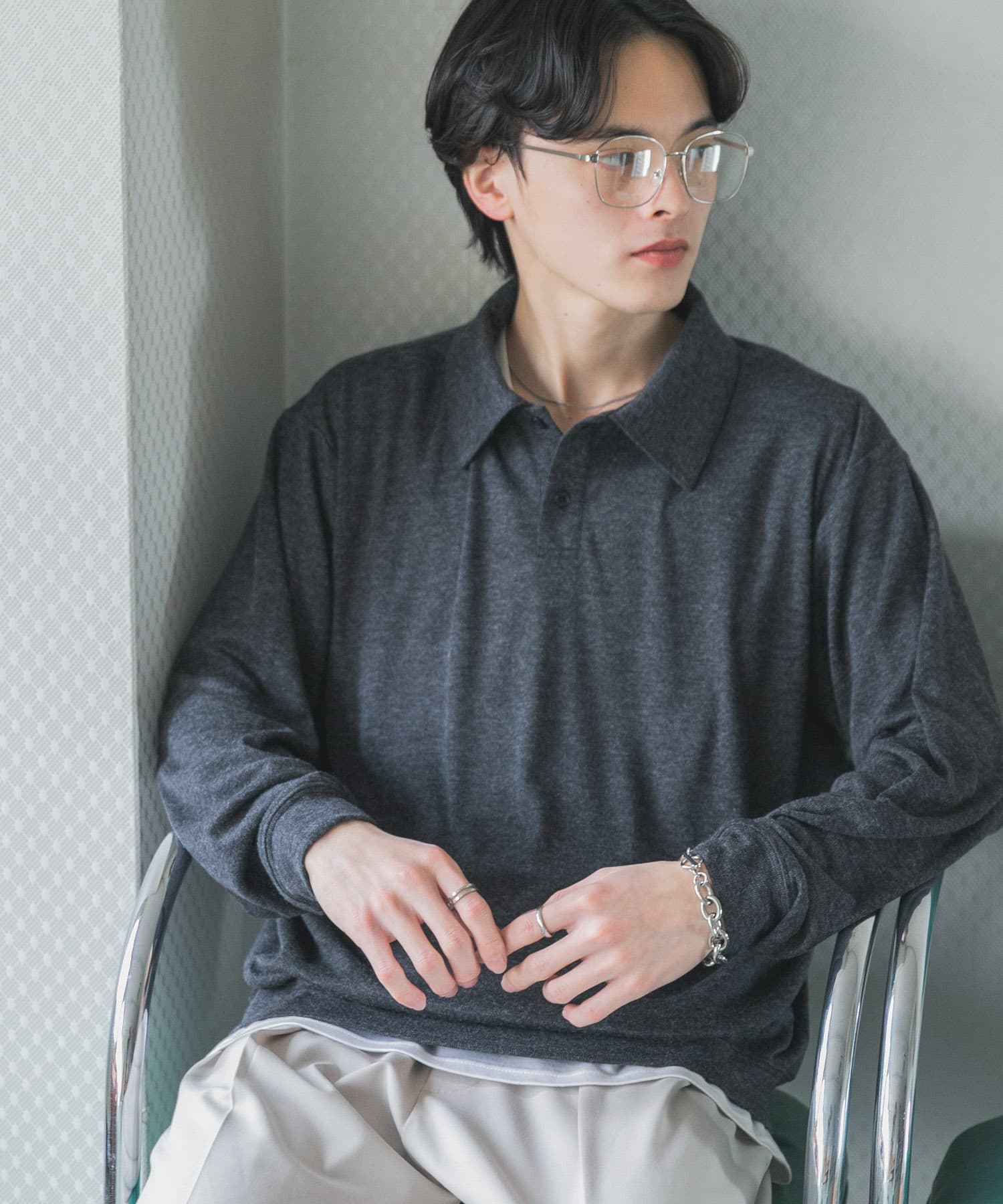 身長：173cm サイズ：L