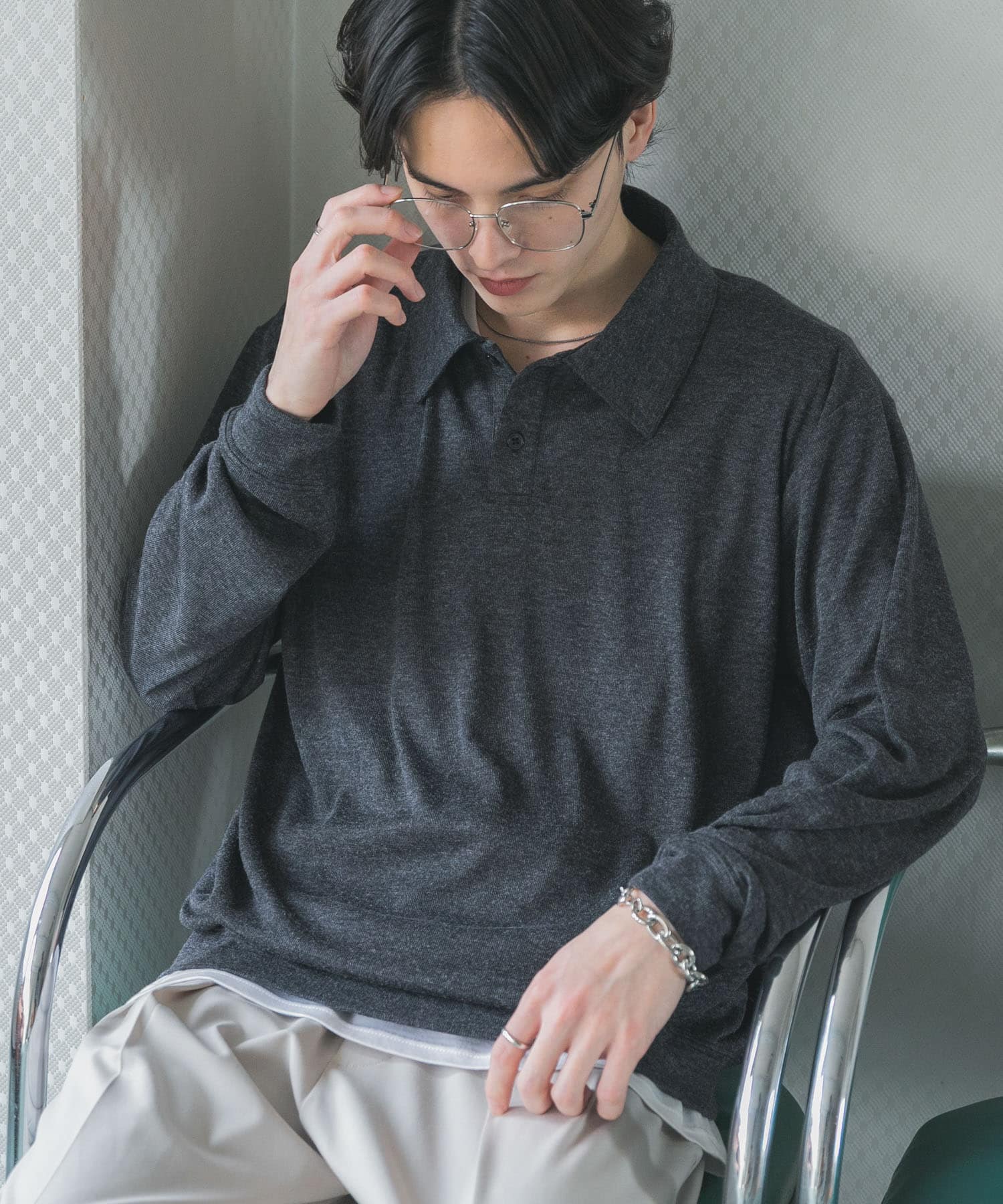 身長：173cm サイズ：L