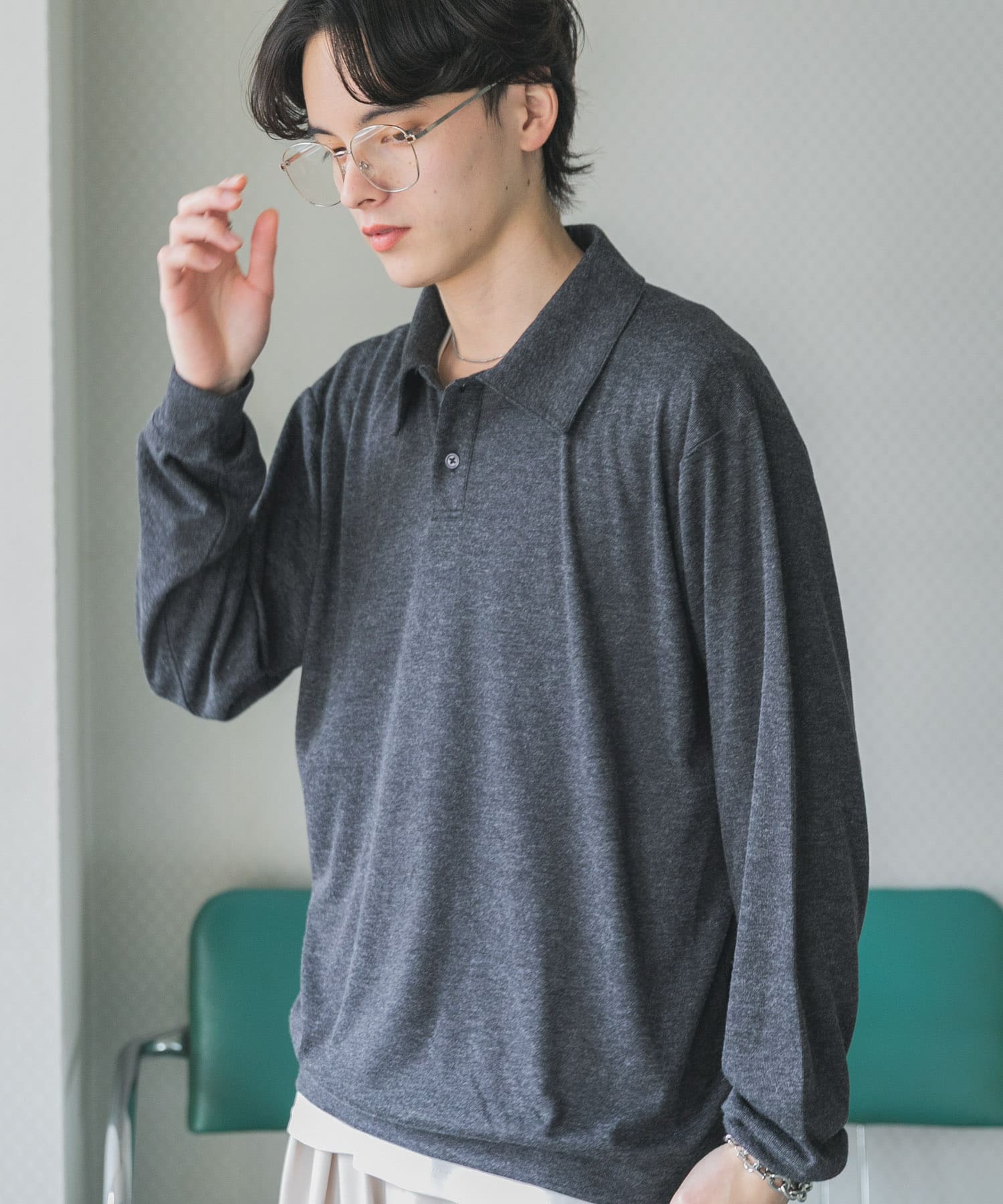 身長：173cm サイズ：L